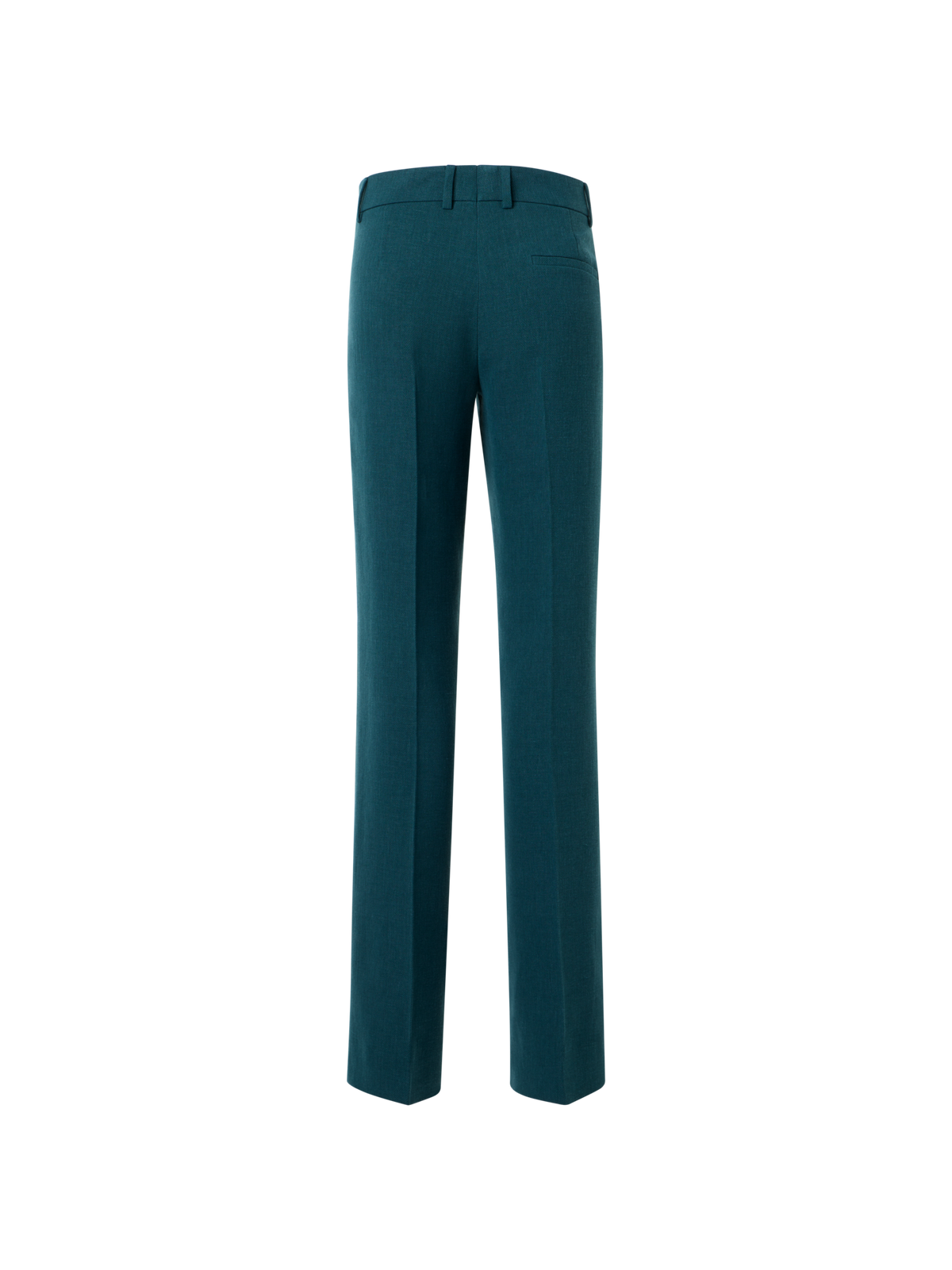 Designer Fabri Straight Pleated Pants - green