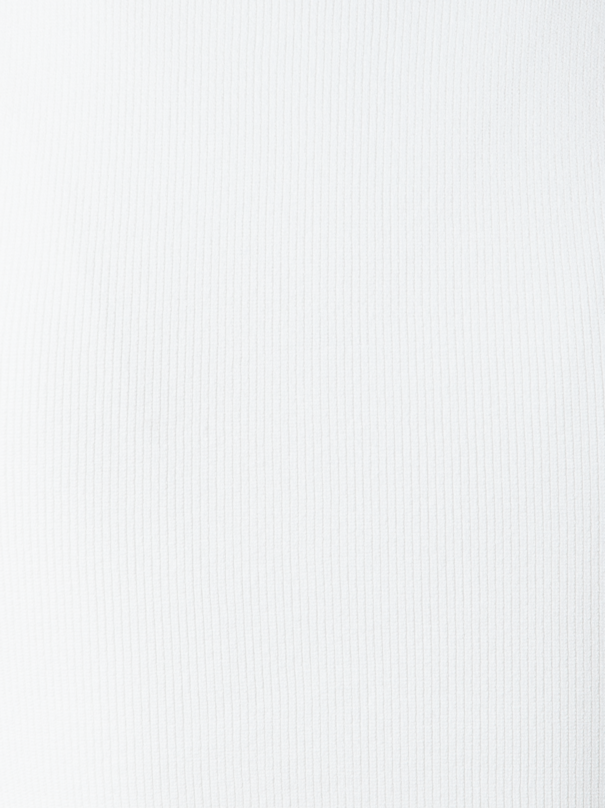 Designer Cotton Viscose Rib Sleeveless Top - ecru - white