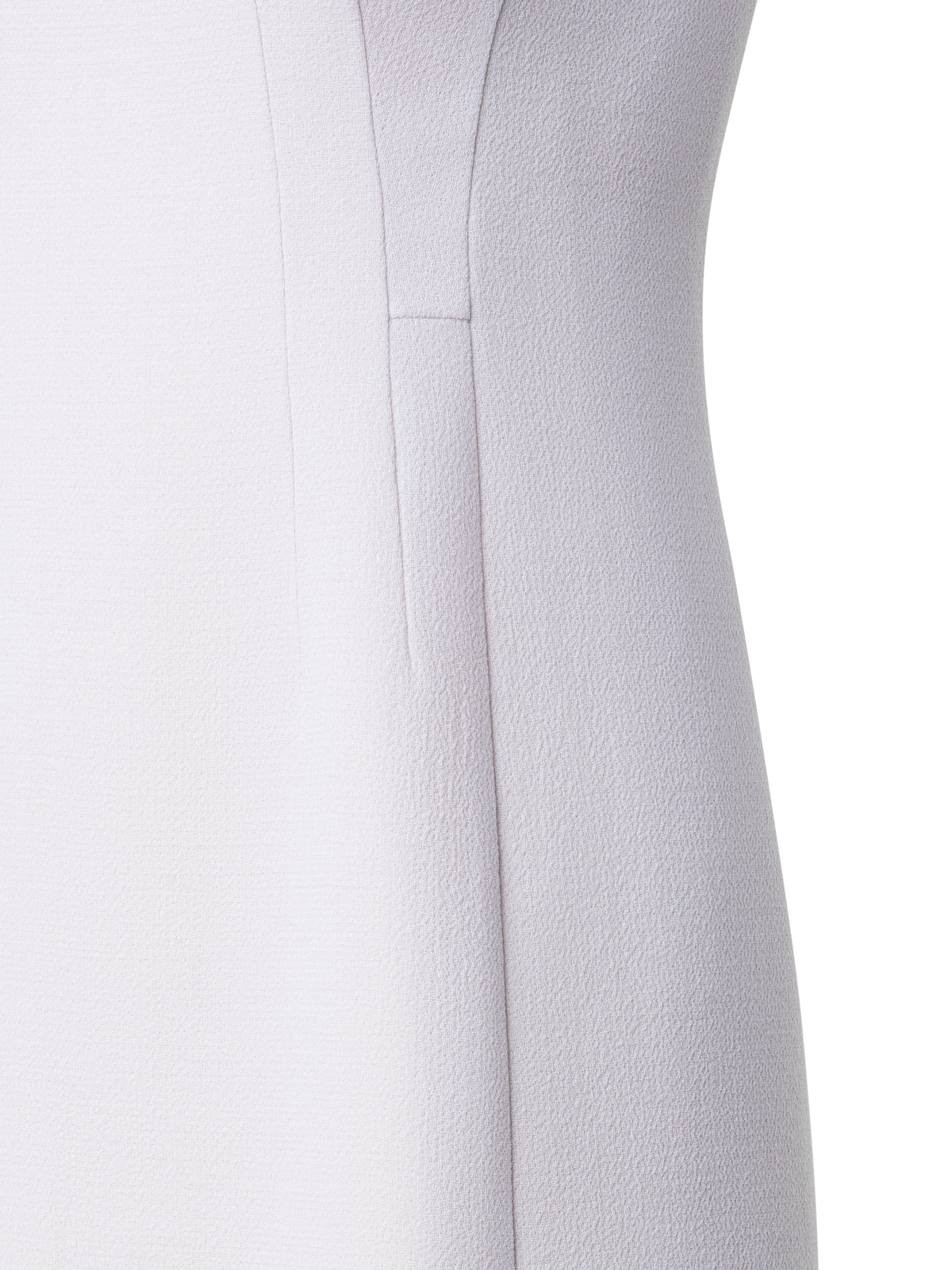 Designer Wool Crêpe Double-Face Sheath Dress - beige