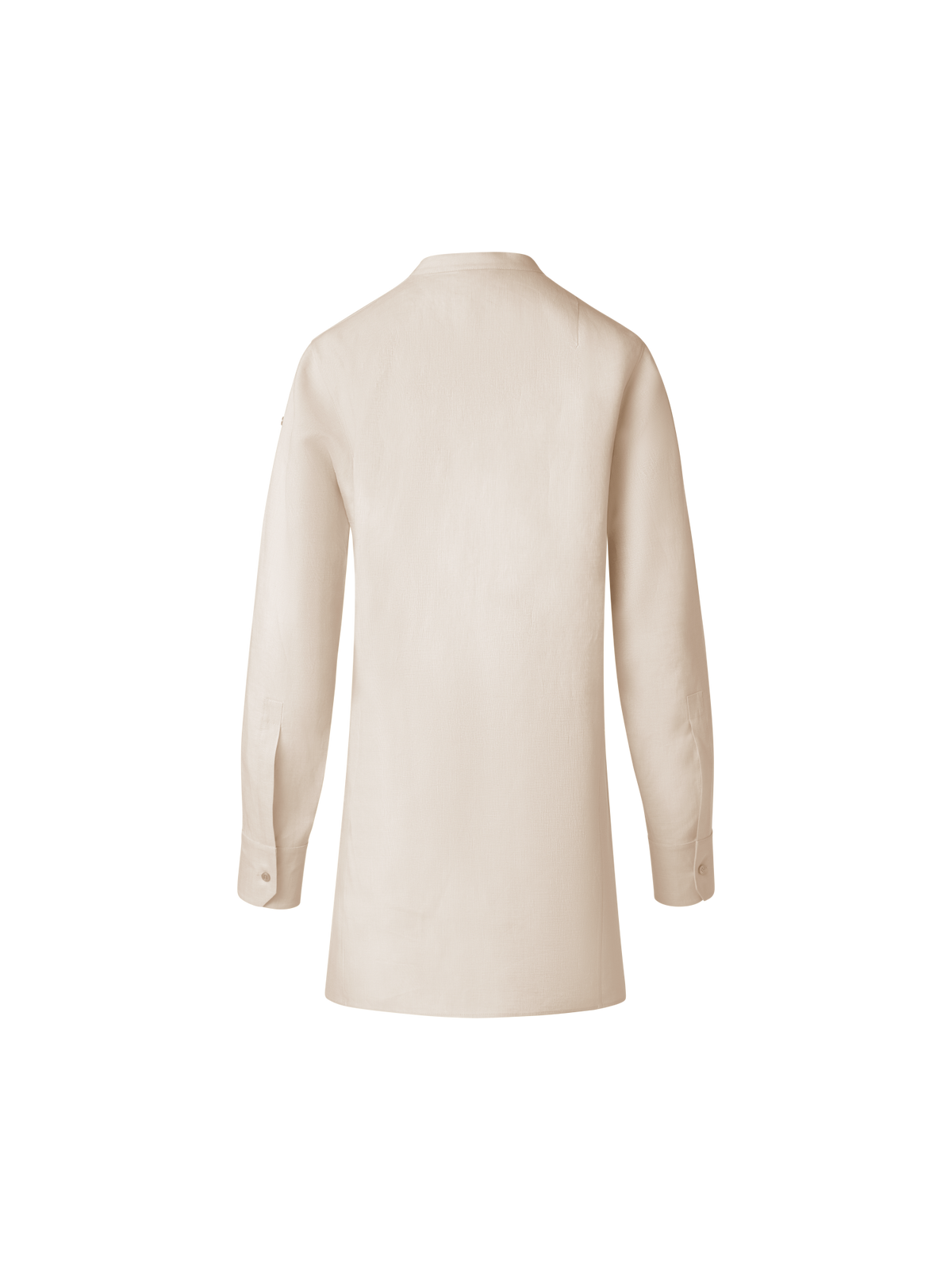 Designer Oversized Tunic Blouse in Linen - neutral - pastel - beige