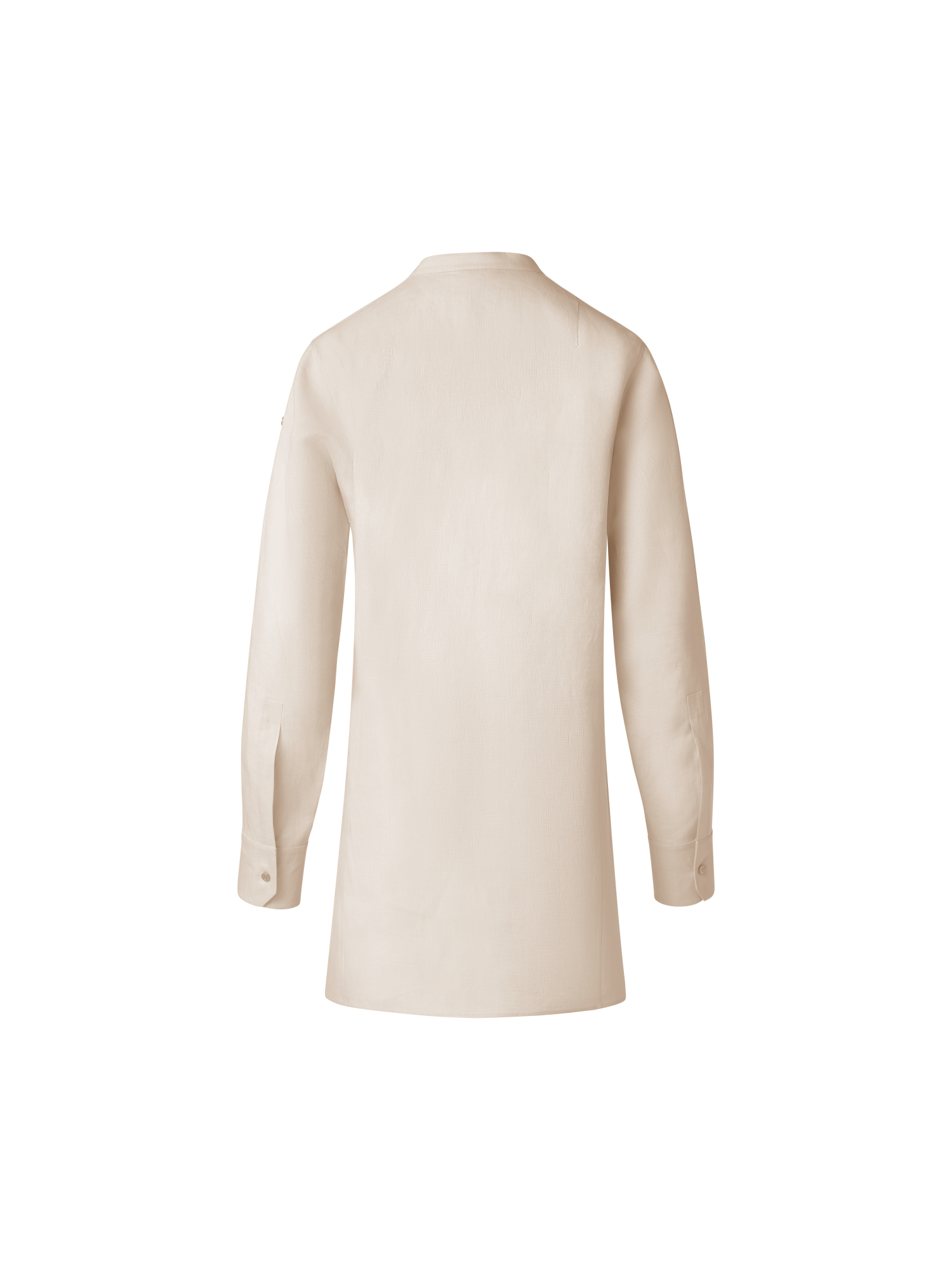 Designer Oversized Tunic Blouse in Linen - neutral - pastel - beige