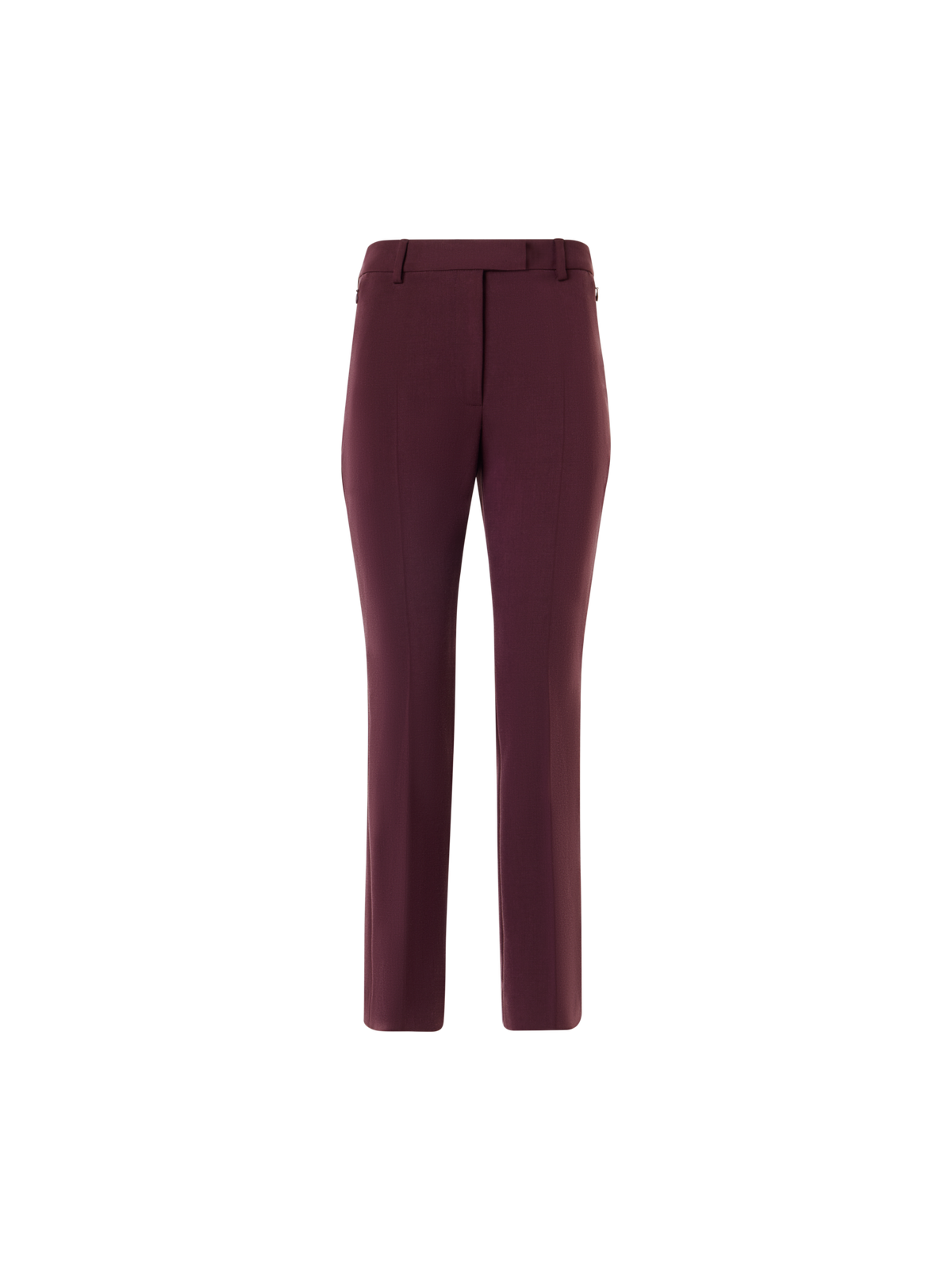 Designer Cropped Bootcut Pants - red