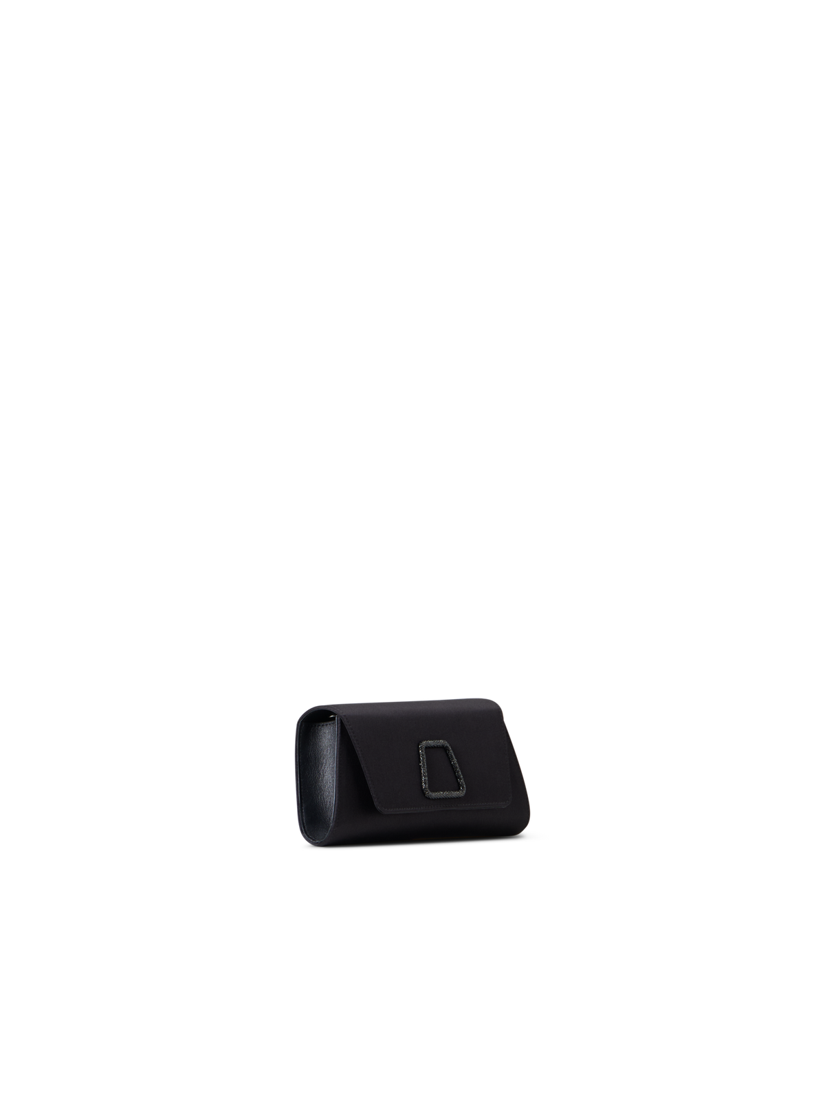 Designer Anouk Mini Trapezoid Clutch - black
