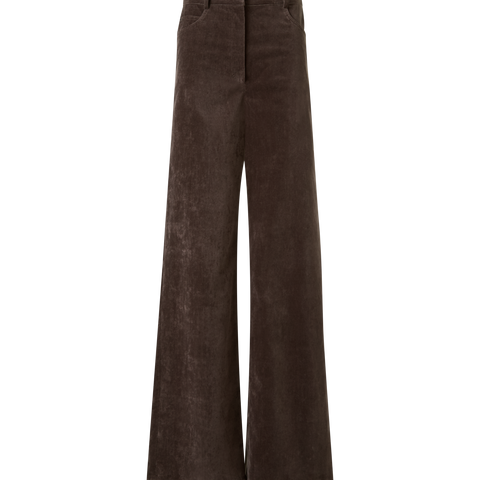 Wide Cotton Velvet Pants