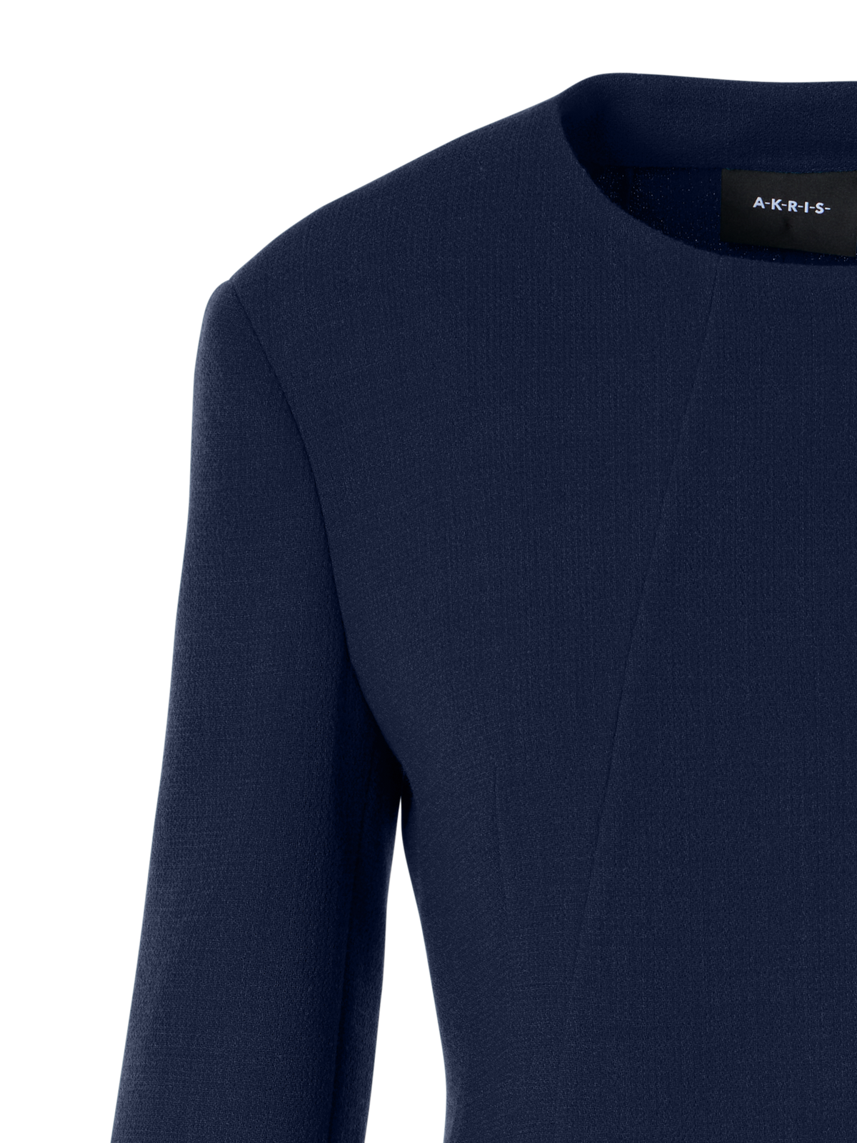 Designer Hemilio Short Jacket in Wool Double-Face - blue