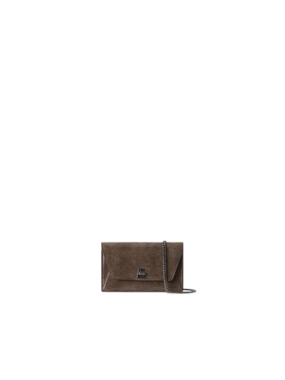 Designer Anouk Envelope Bag - brown
