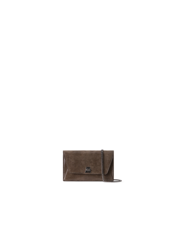 Designer Anouk Envelope Bag - brown
