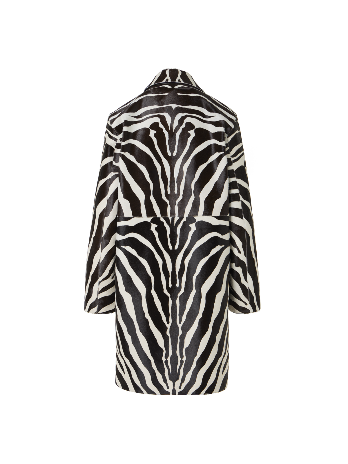 Designer Laron Short Coat in Calfskin - multicolor