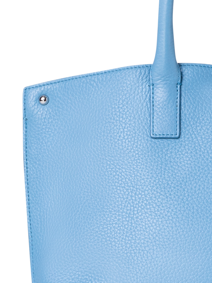 Designer Ai Little Top Handle Tote - blue