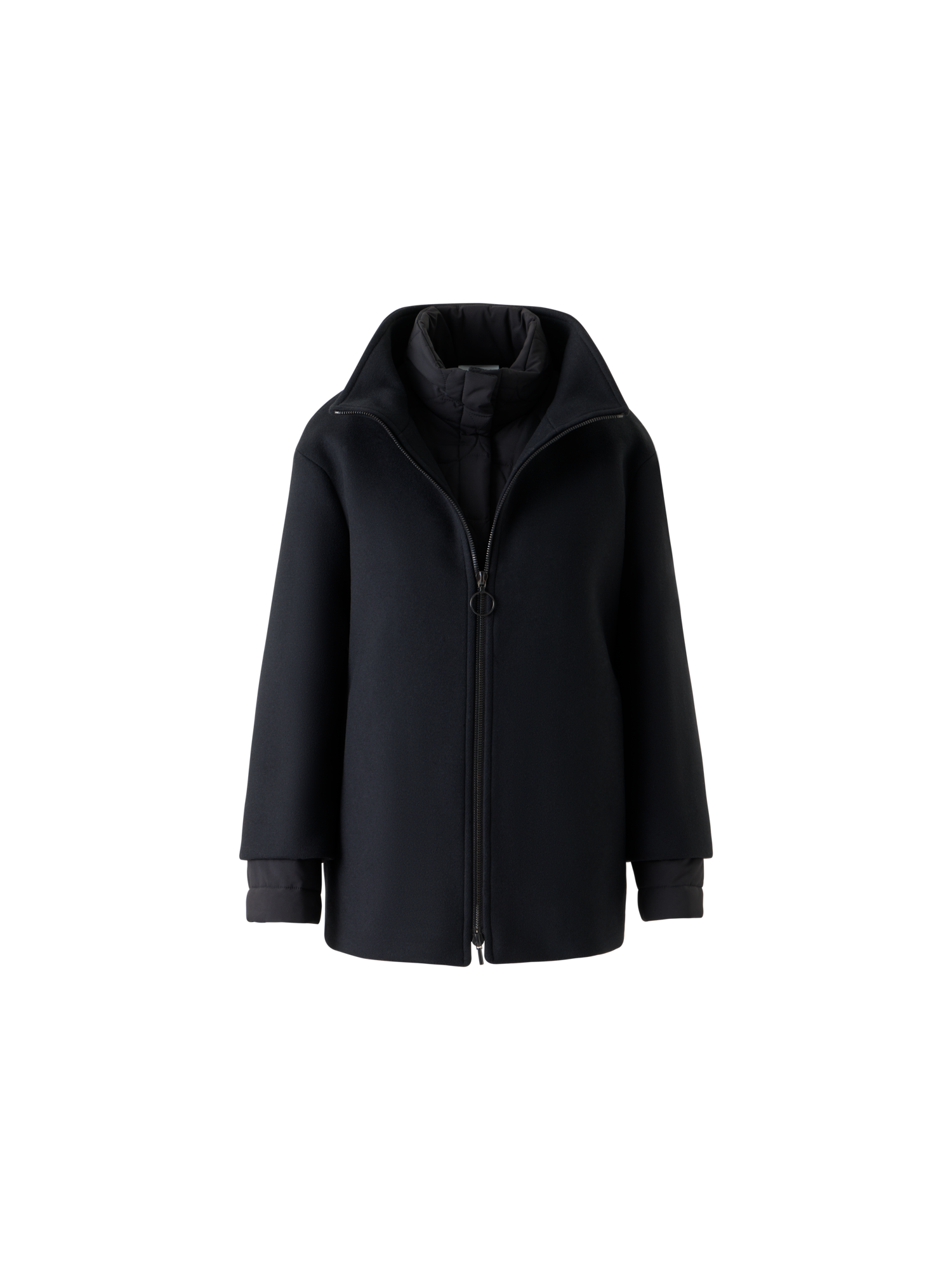 Designer Signature Dot Quilt Techno Jacket - black - neutral