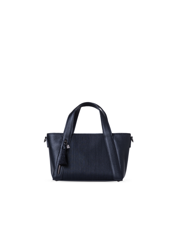 Designer Alexa Little Zip Top Handle Tote - black