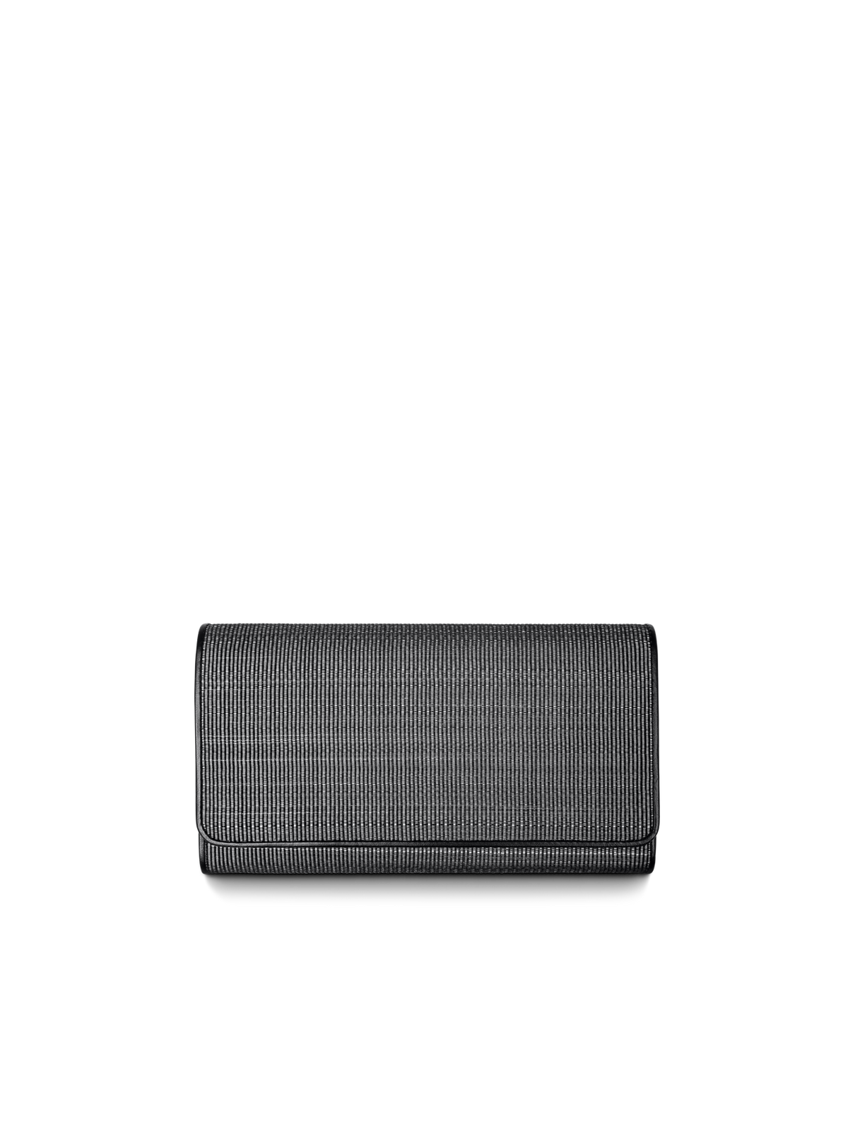 Designer Long Wallet in Horsehair - grey