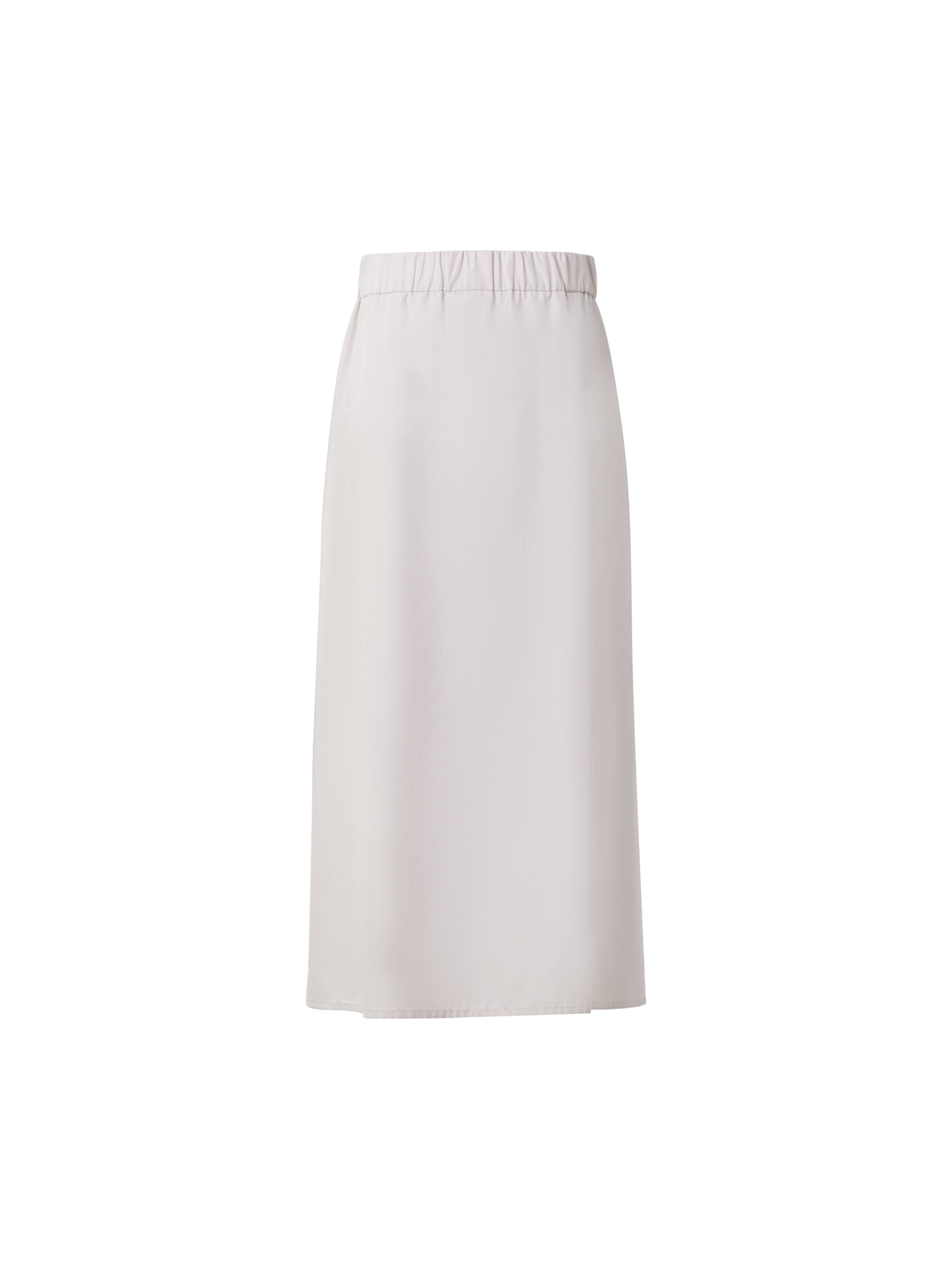 Designer Cropped Cotton Poplin Layered Pants - neutral - grey - beige