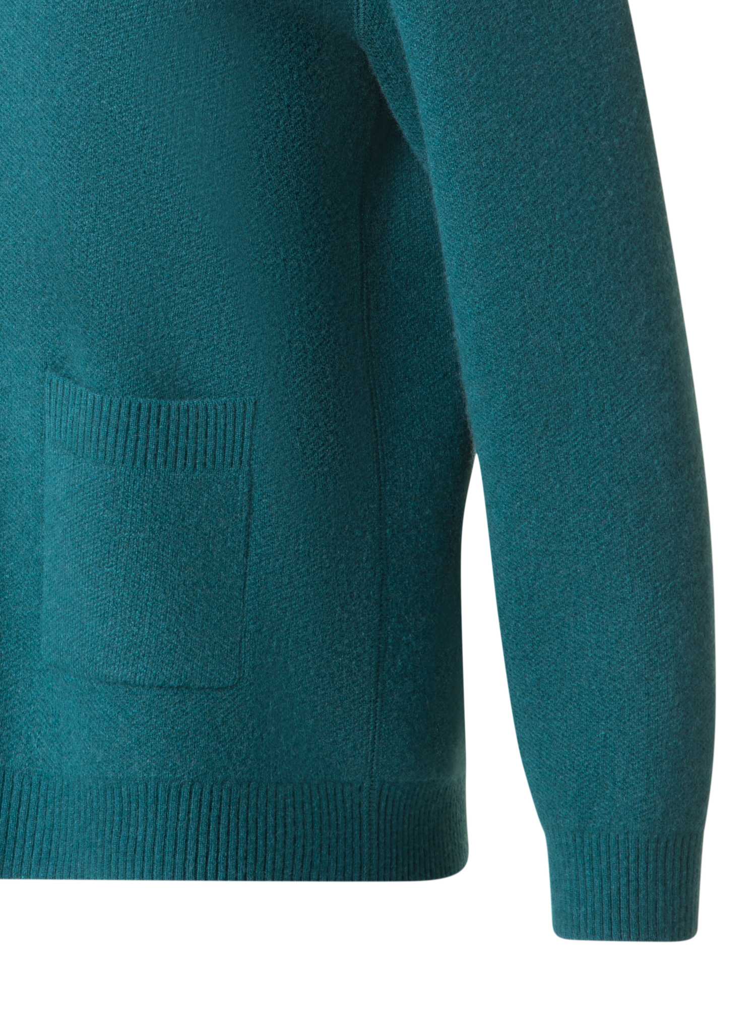 Designer Pure Cashmere Relaxed Cardigan - green