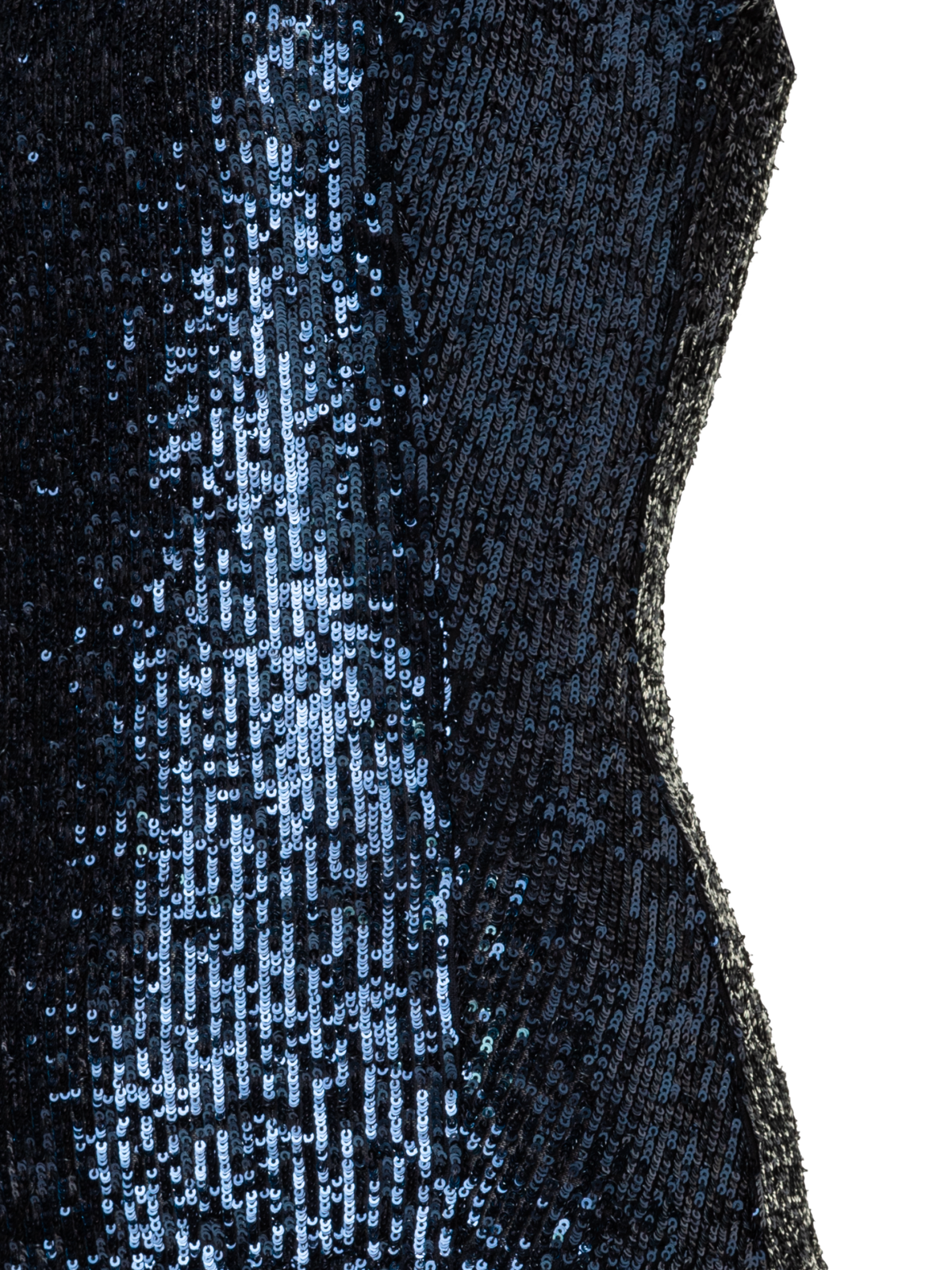 Designer Sequins Top - navy - blue