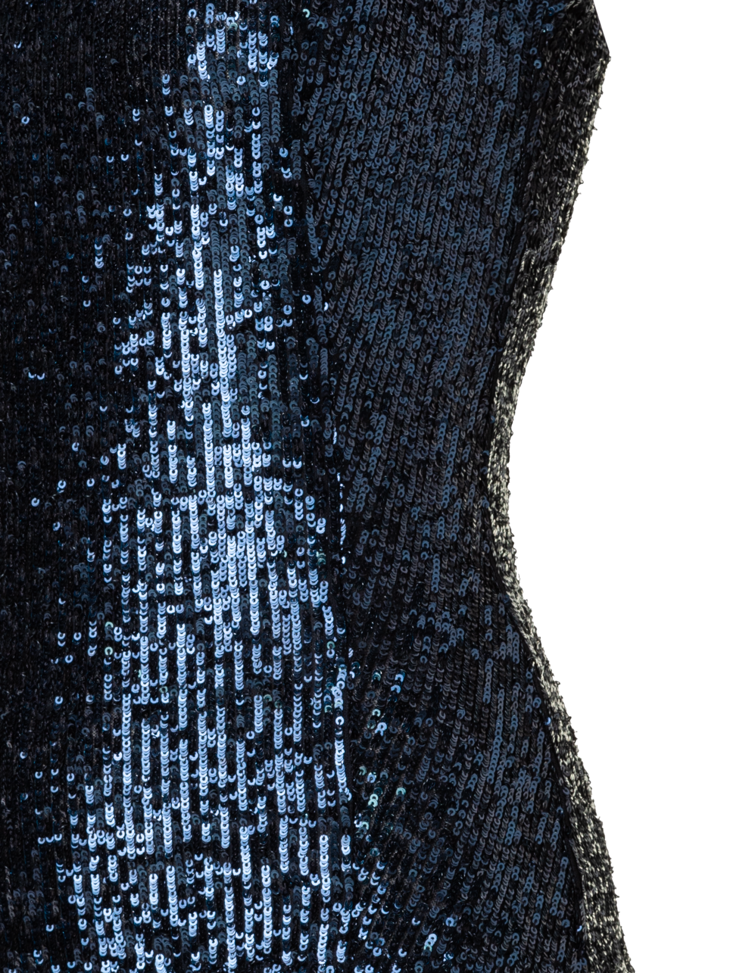 Designer Sequins Top - navy - blue