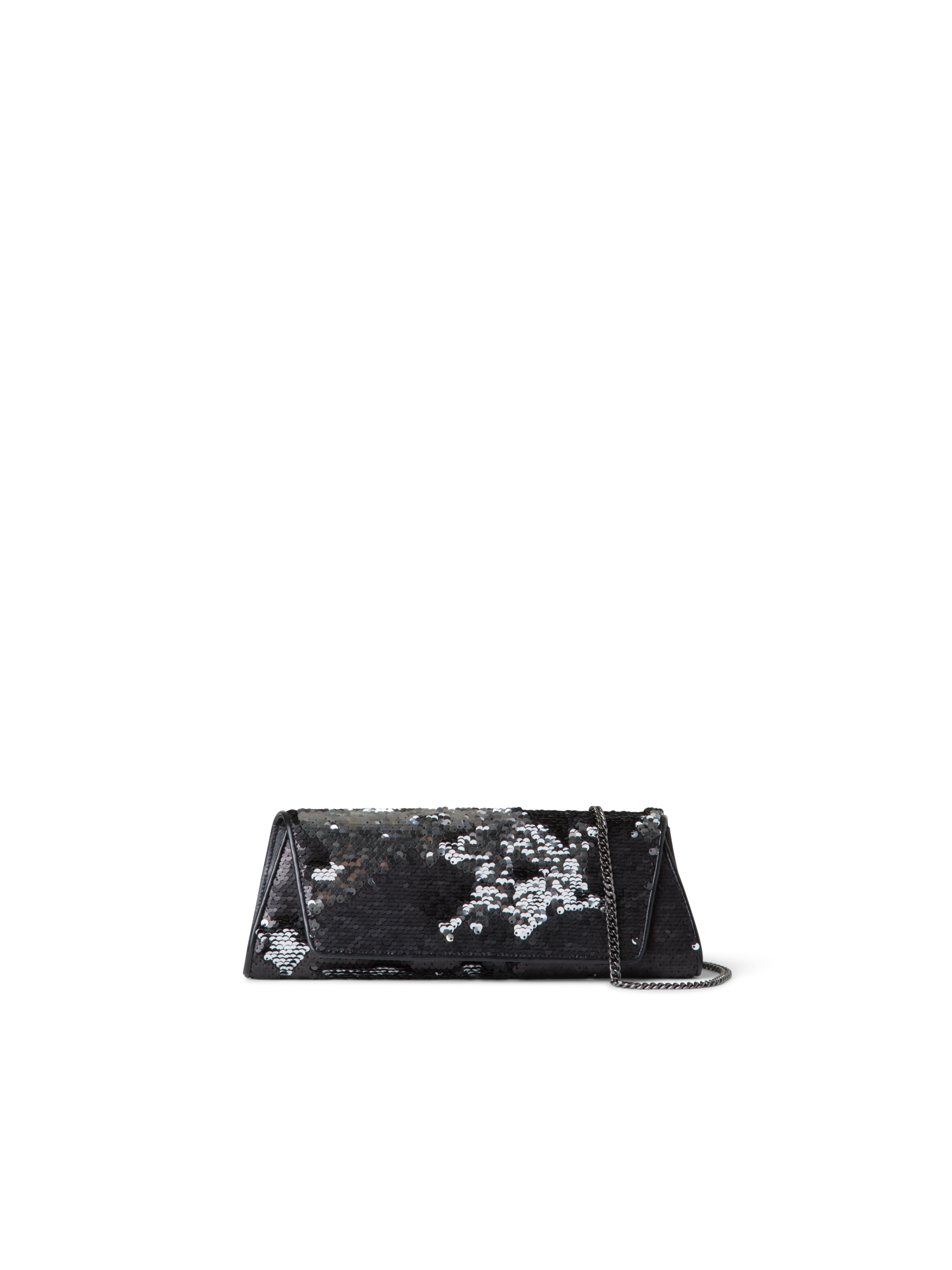 Designer Anouk Small Trapezoid Clutch - black