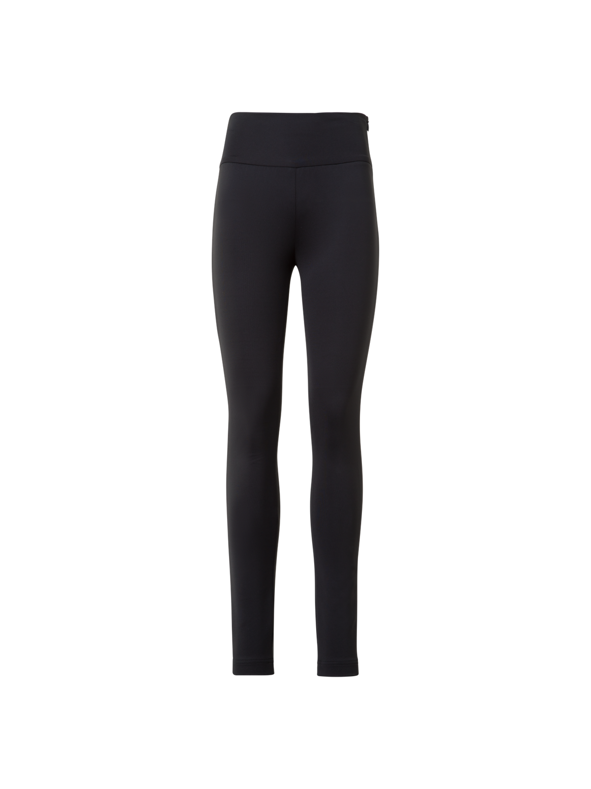 Designer Wool Jersey Leggings with XL Waistband - black - neutral