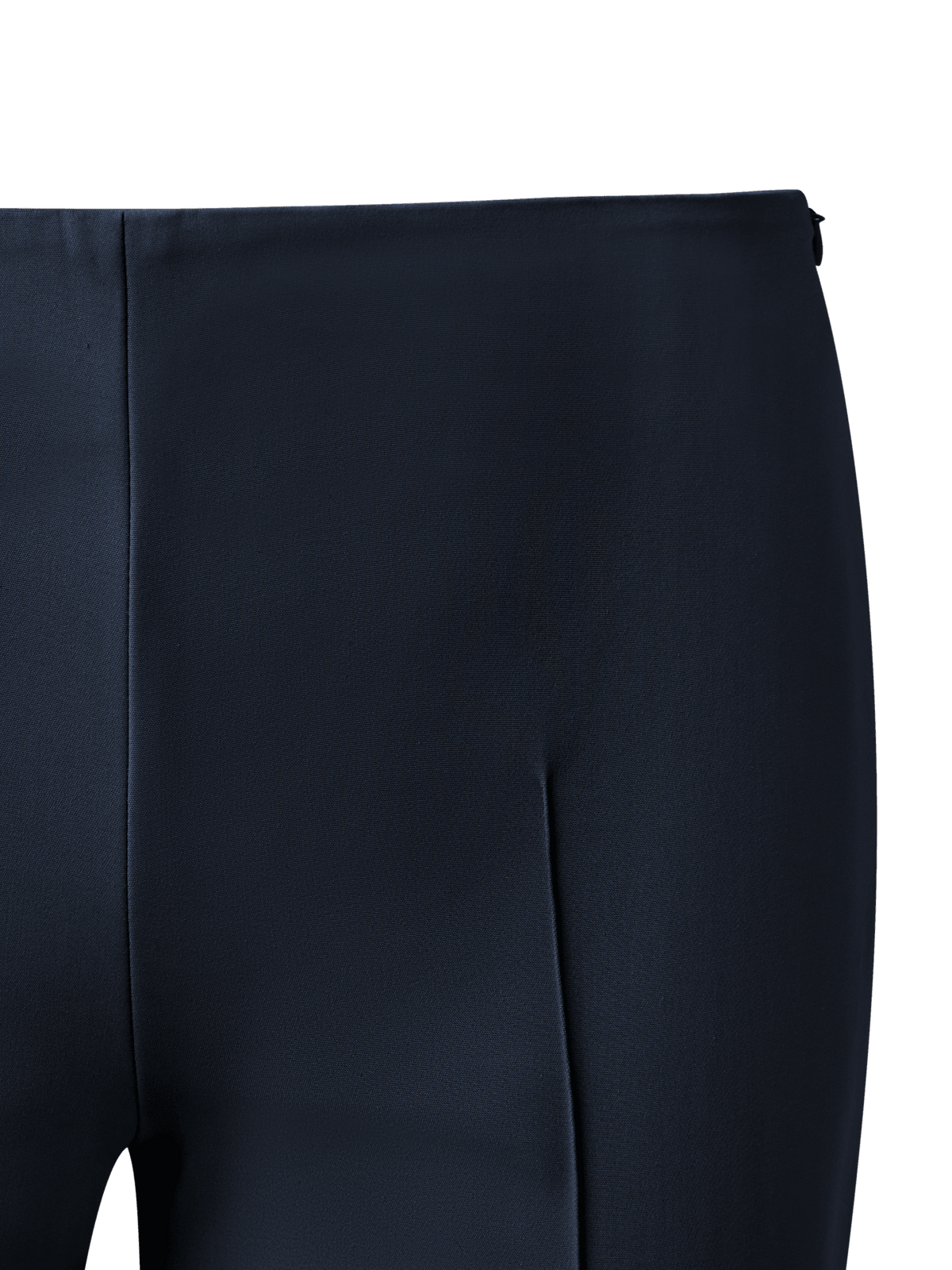 Designer Slim Cotton Techno Stretch Pants - navy - blue