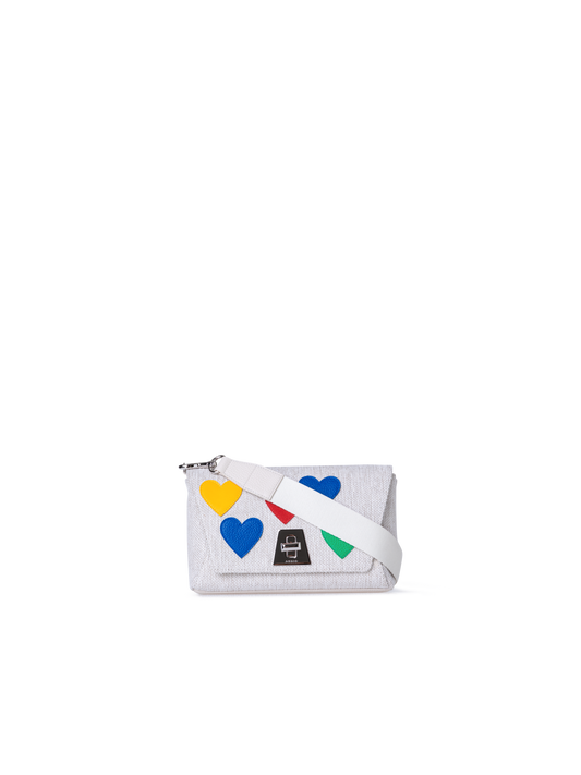 Designer Anouk Small Day Bag - grey - multicolor