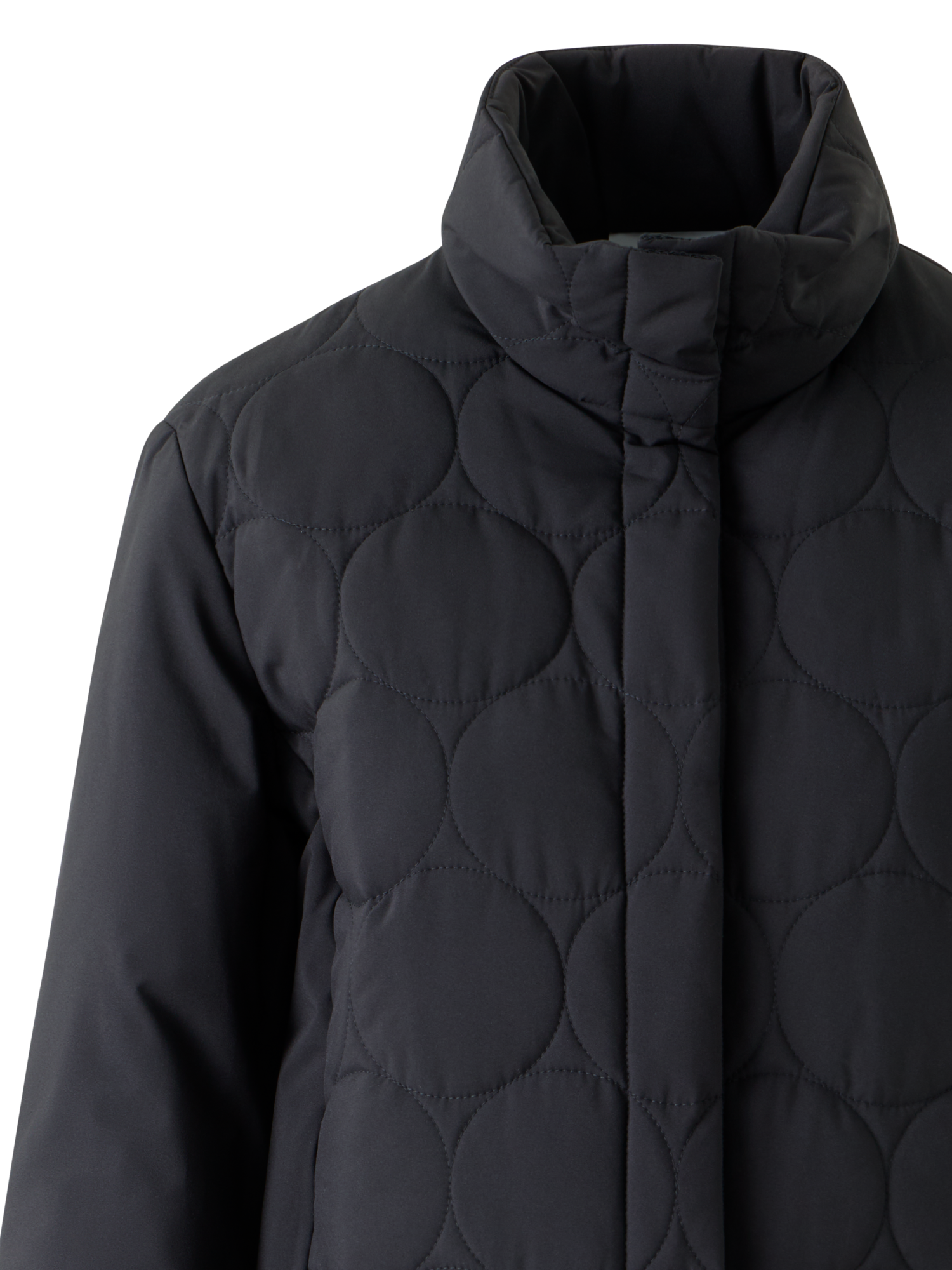 Designer Signature Dot Quilt Techno Jacket - black - neutral