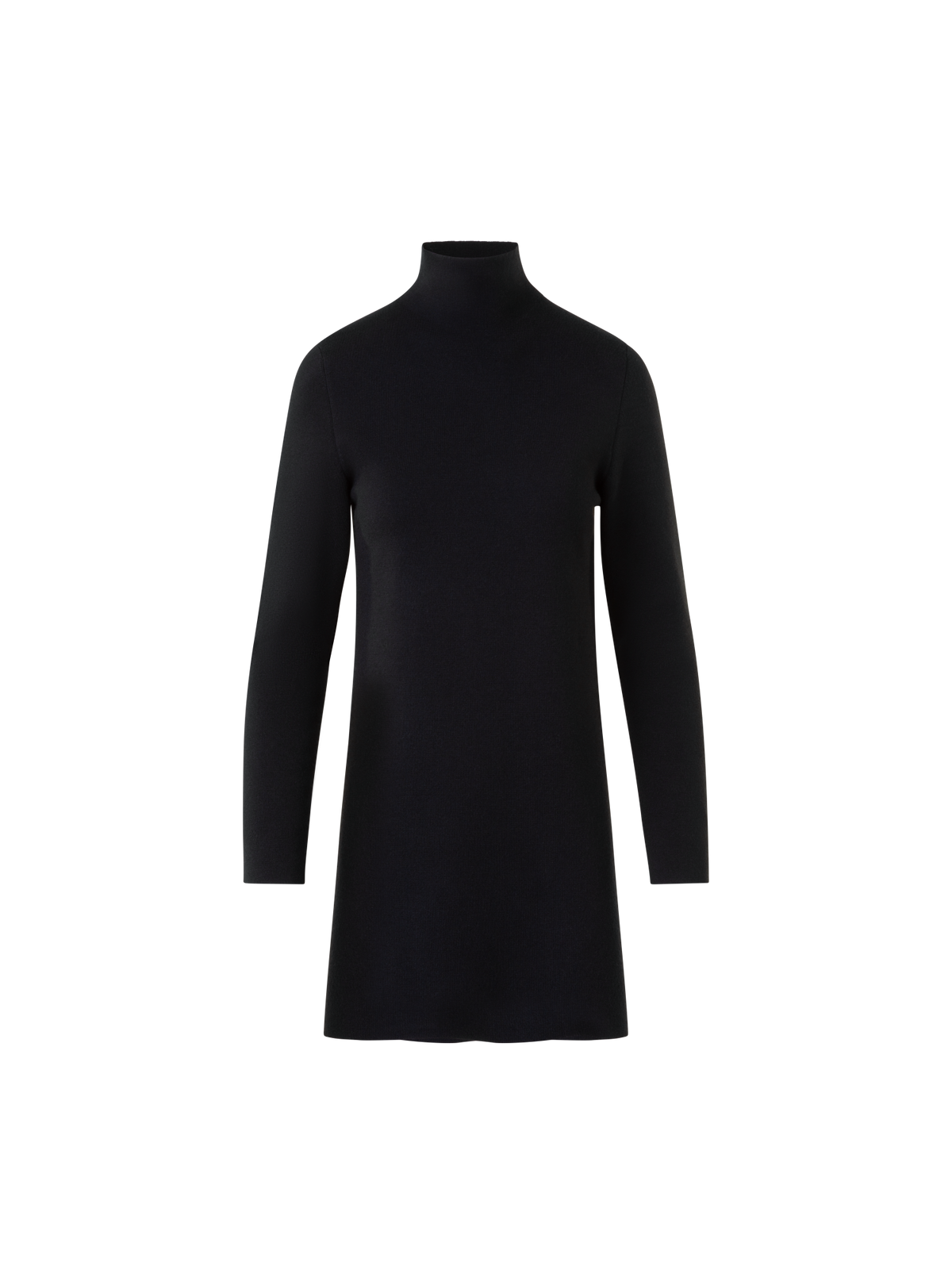 Designer Cashmere Silk Milano Knit Tunic - black - neutral