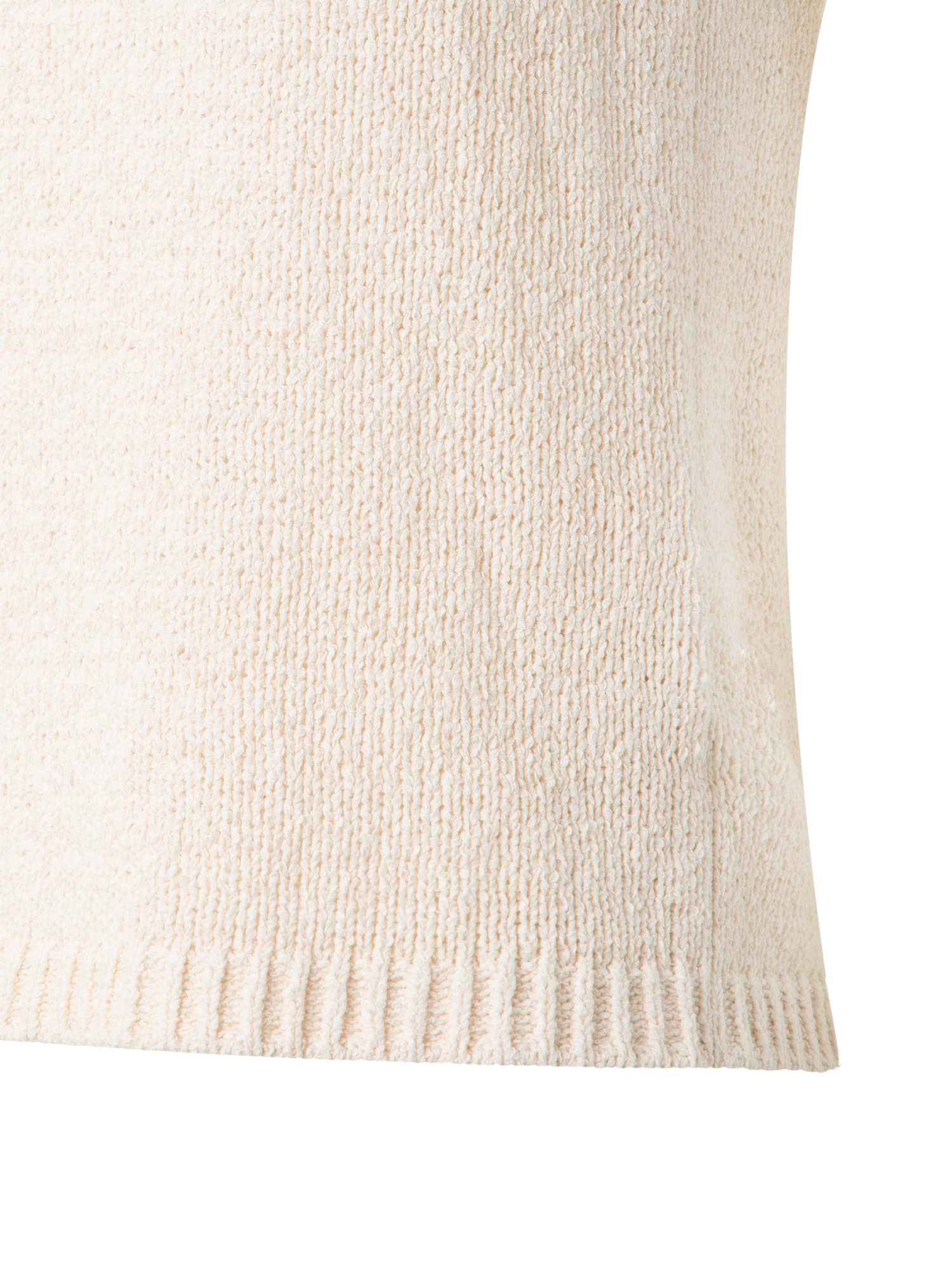 Designer Chunky Knit Tank Top - neutral - pastel - beige