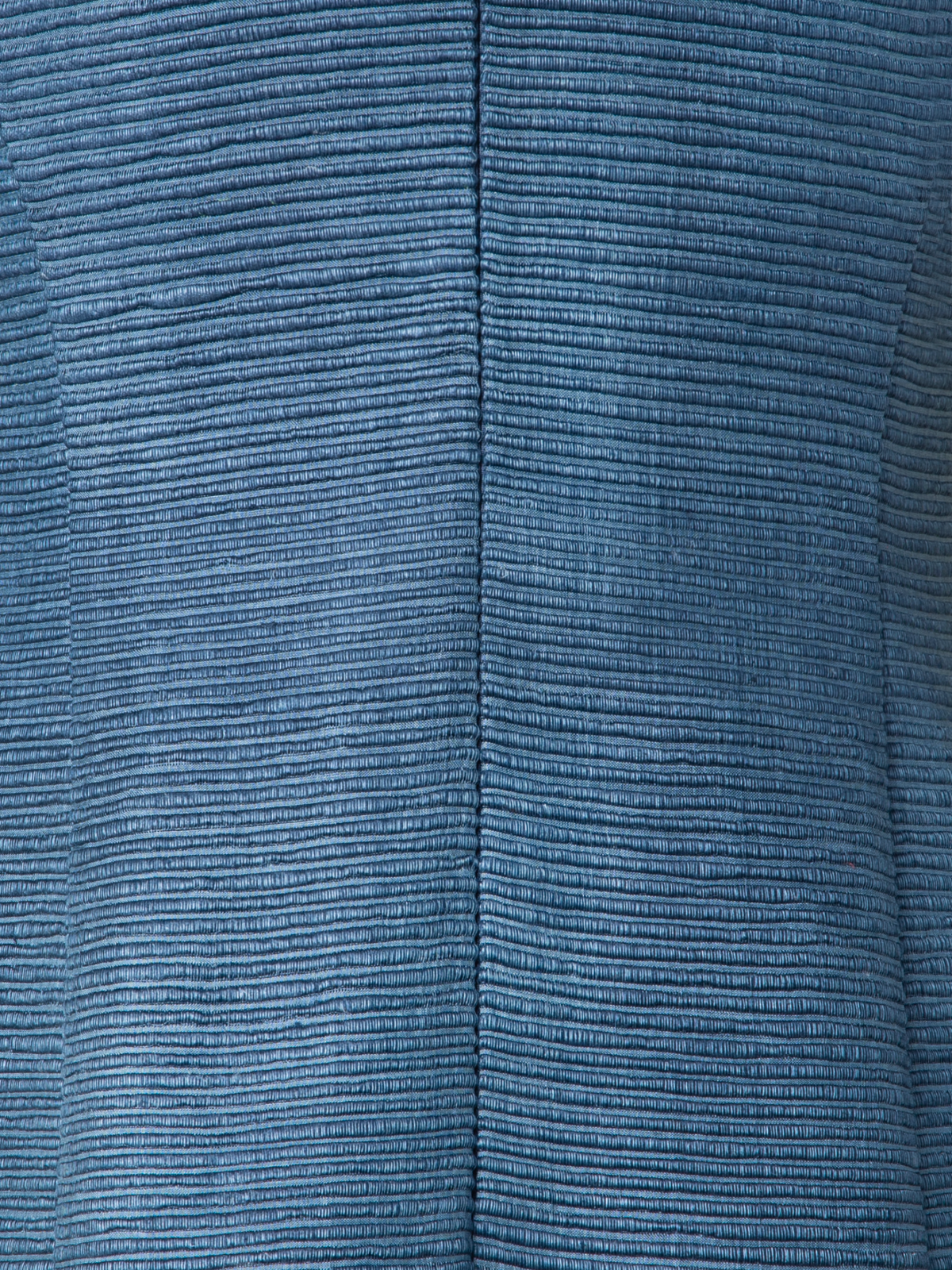 Designer Flared Cocktail Dress in Indian Silk Ottoman - blue