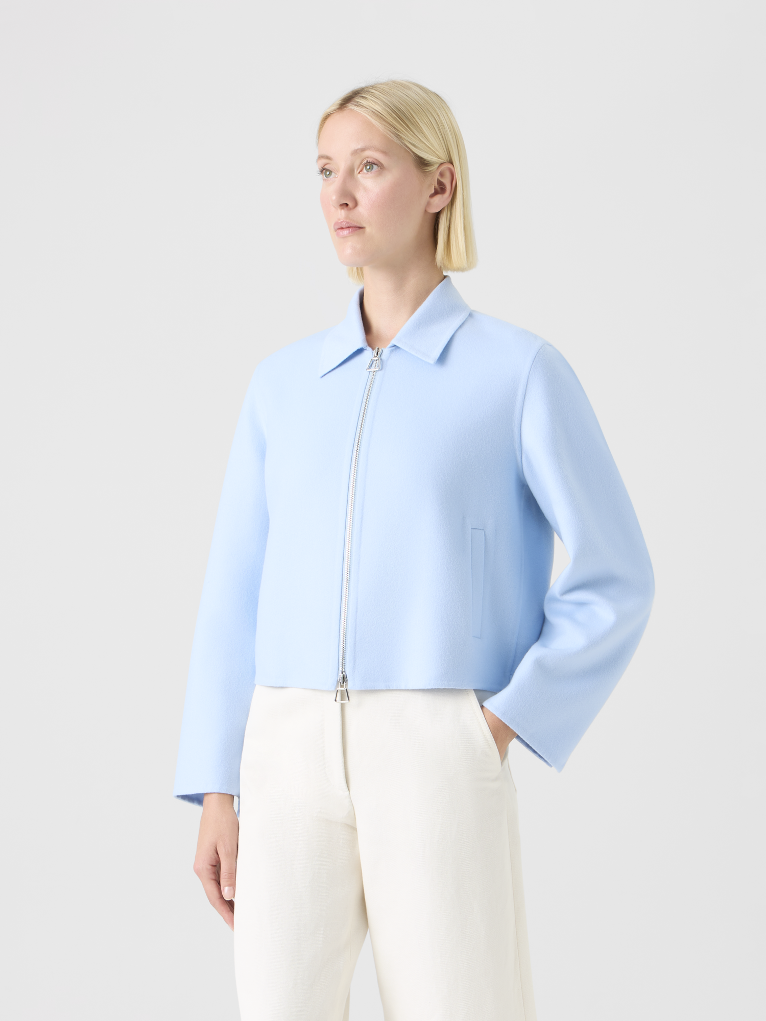 Designer Cashmere Double-Face Blouson 