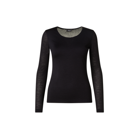 Shirt aus Kaschmir-Seiden-Jersey