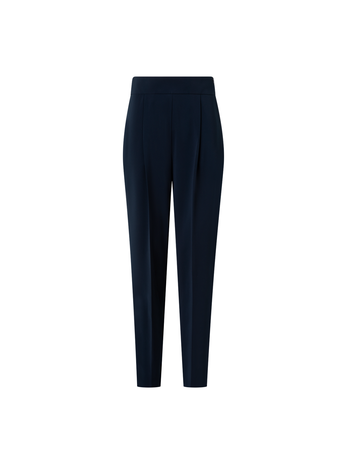 Designer Casual Slouchy Signature Lasercut Pants - navy - blue