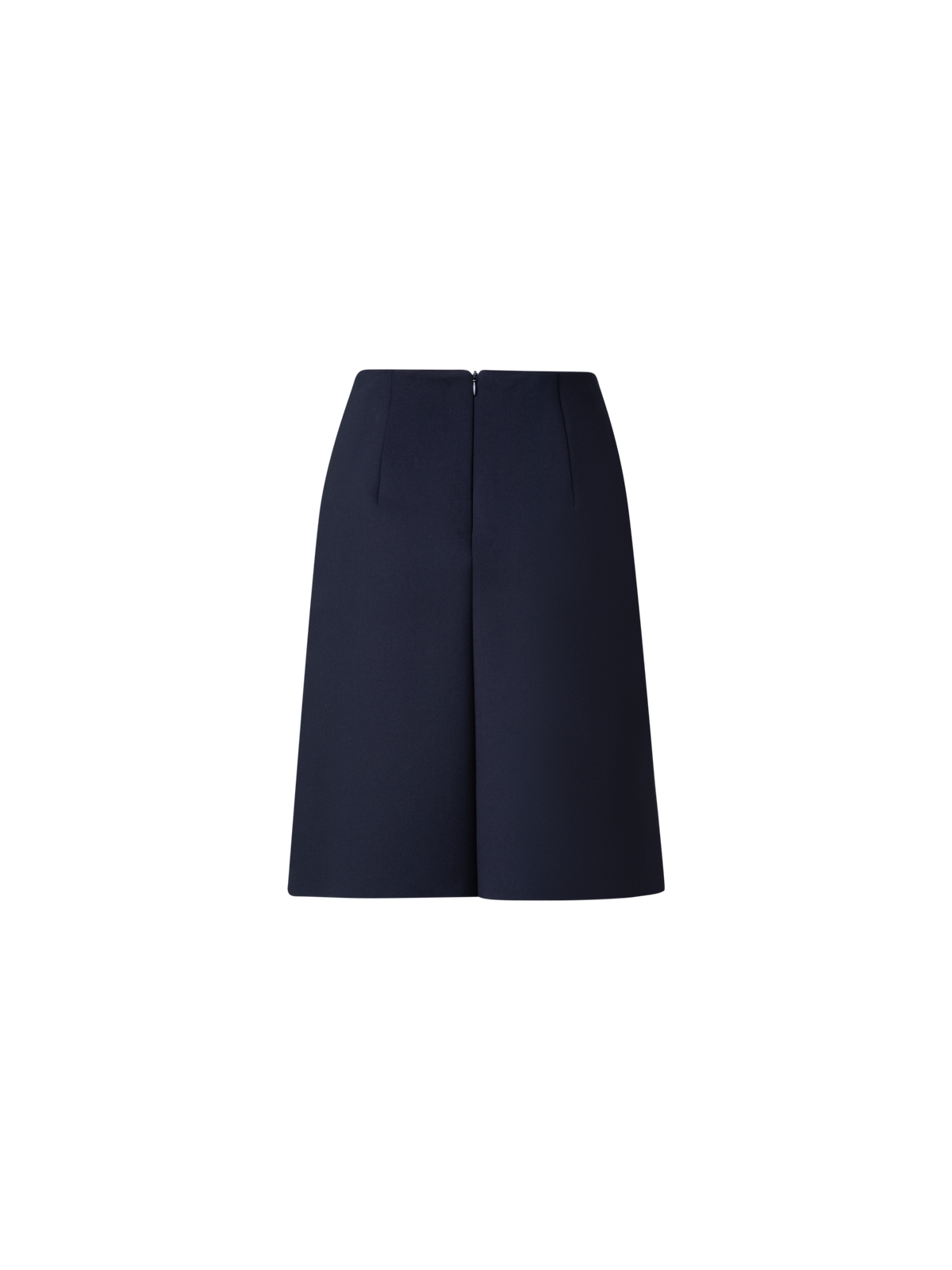 Designer Techno Neoprene Skirt - black