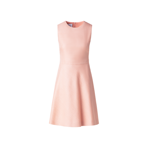 Flared Cocktail Dress in Indian Silk Ottoman