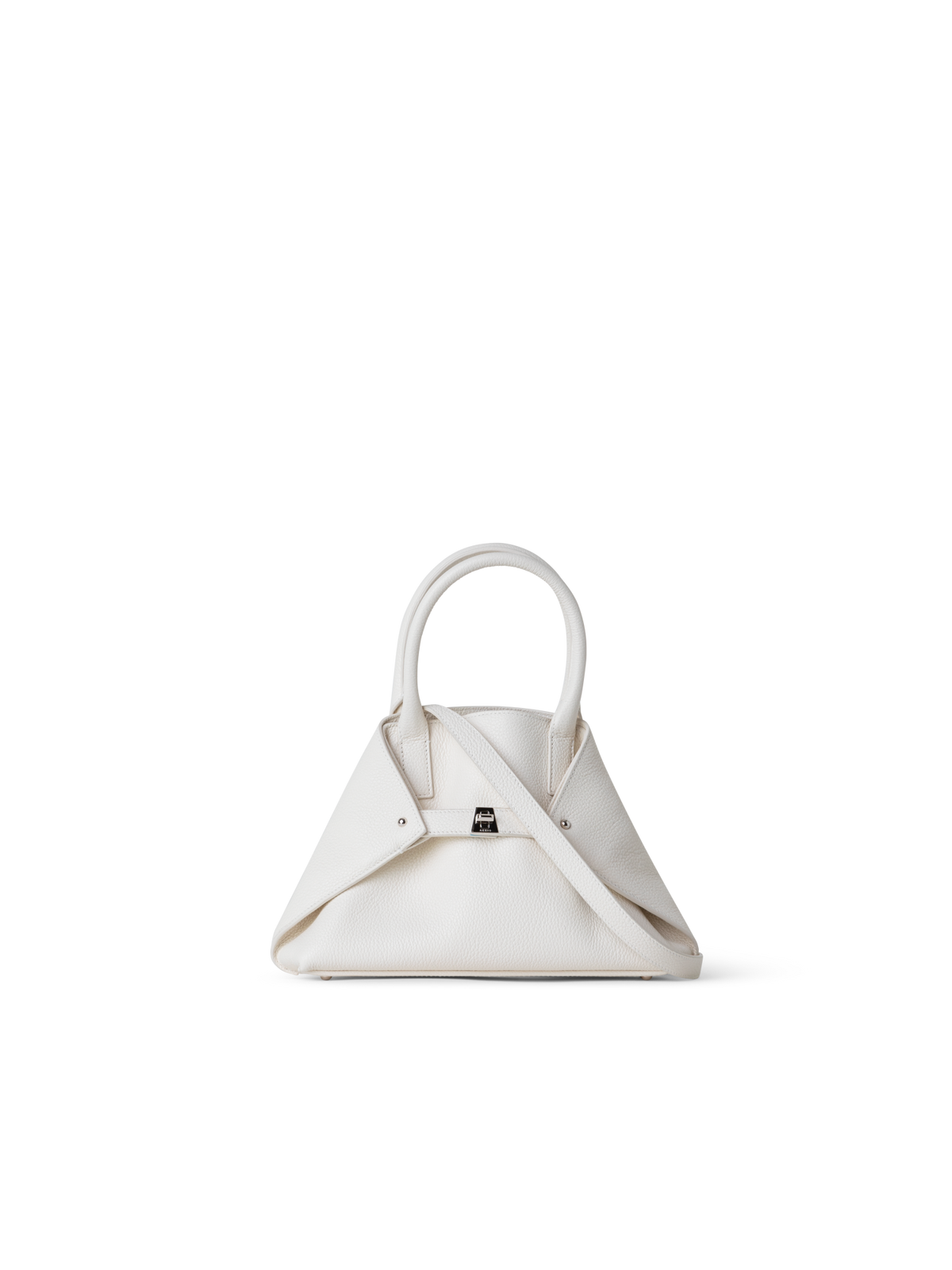 Designer Ai Little Top Handle Tote - neutral - white