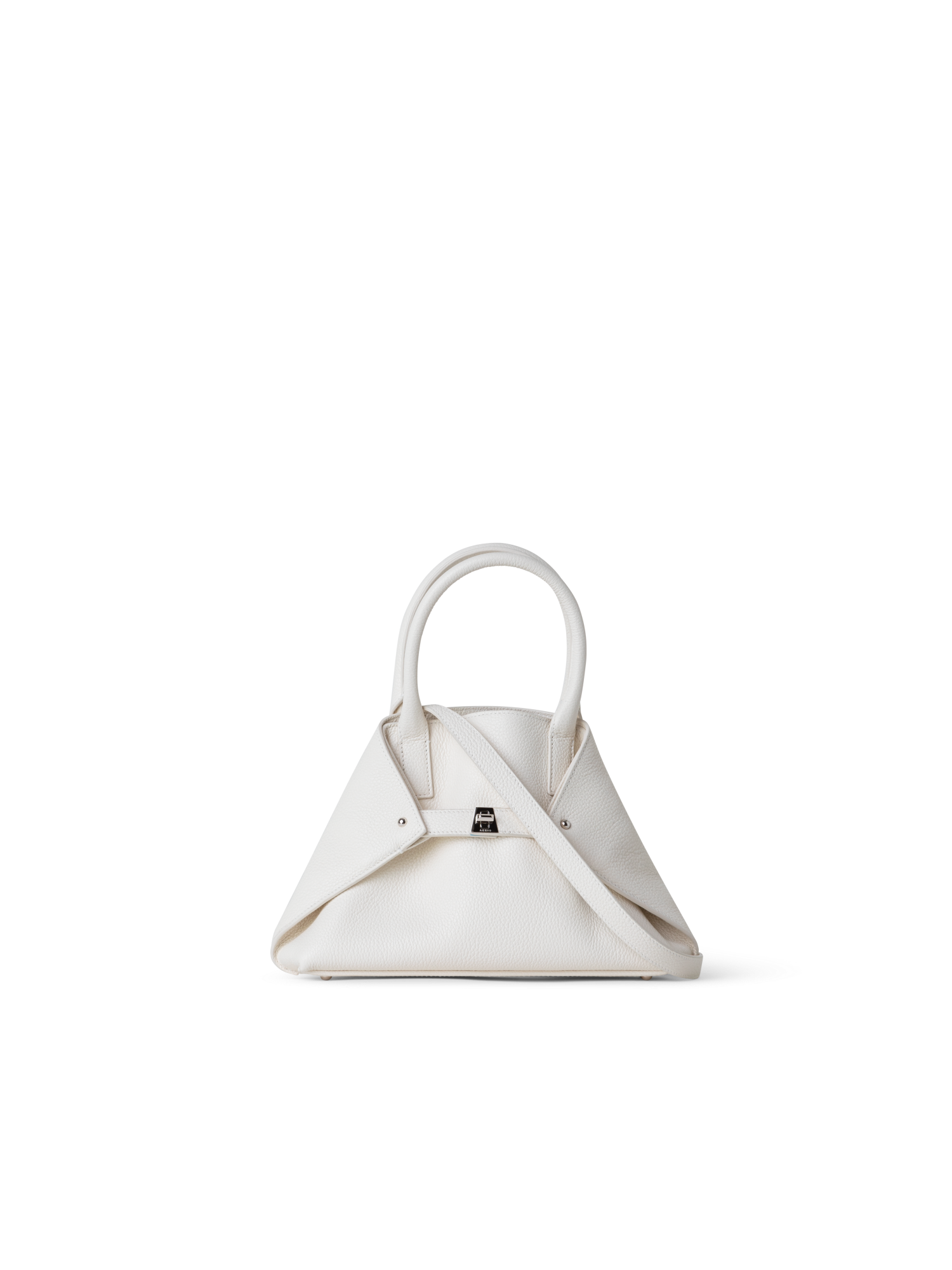 Designer Ai Little Top Handle Tote - neutral - white
