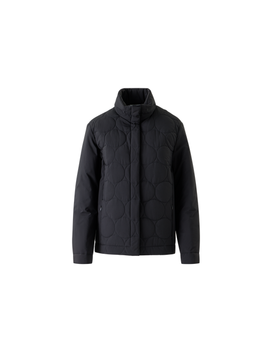 Designer Signature Dot Quilt Techno Jacket - black - neutral