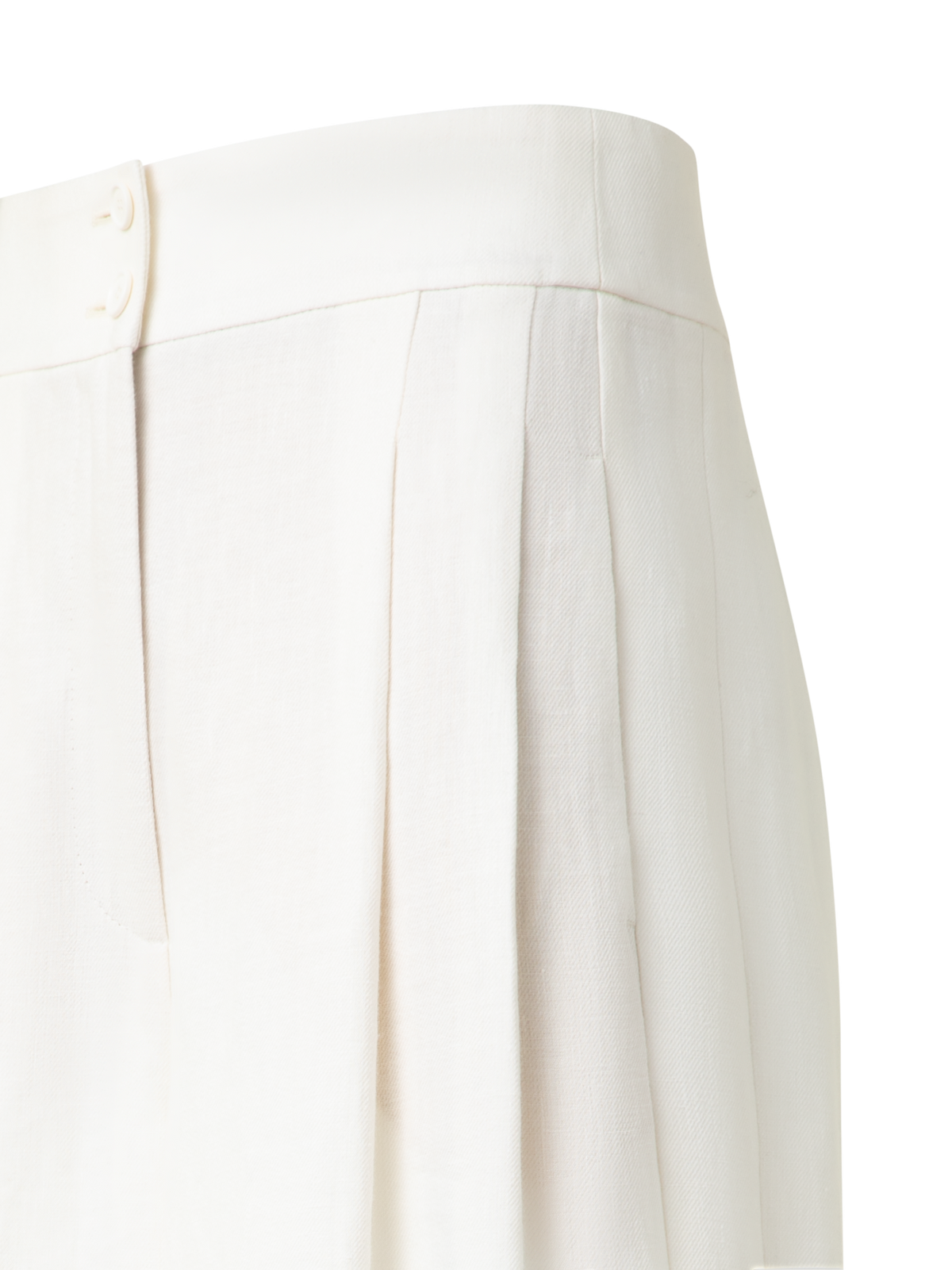 Designer Extra Wide Palazzo Linen Pants - neutral - ecru - white