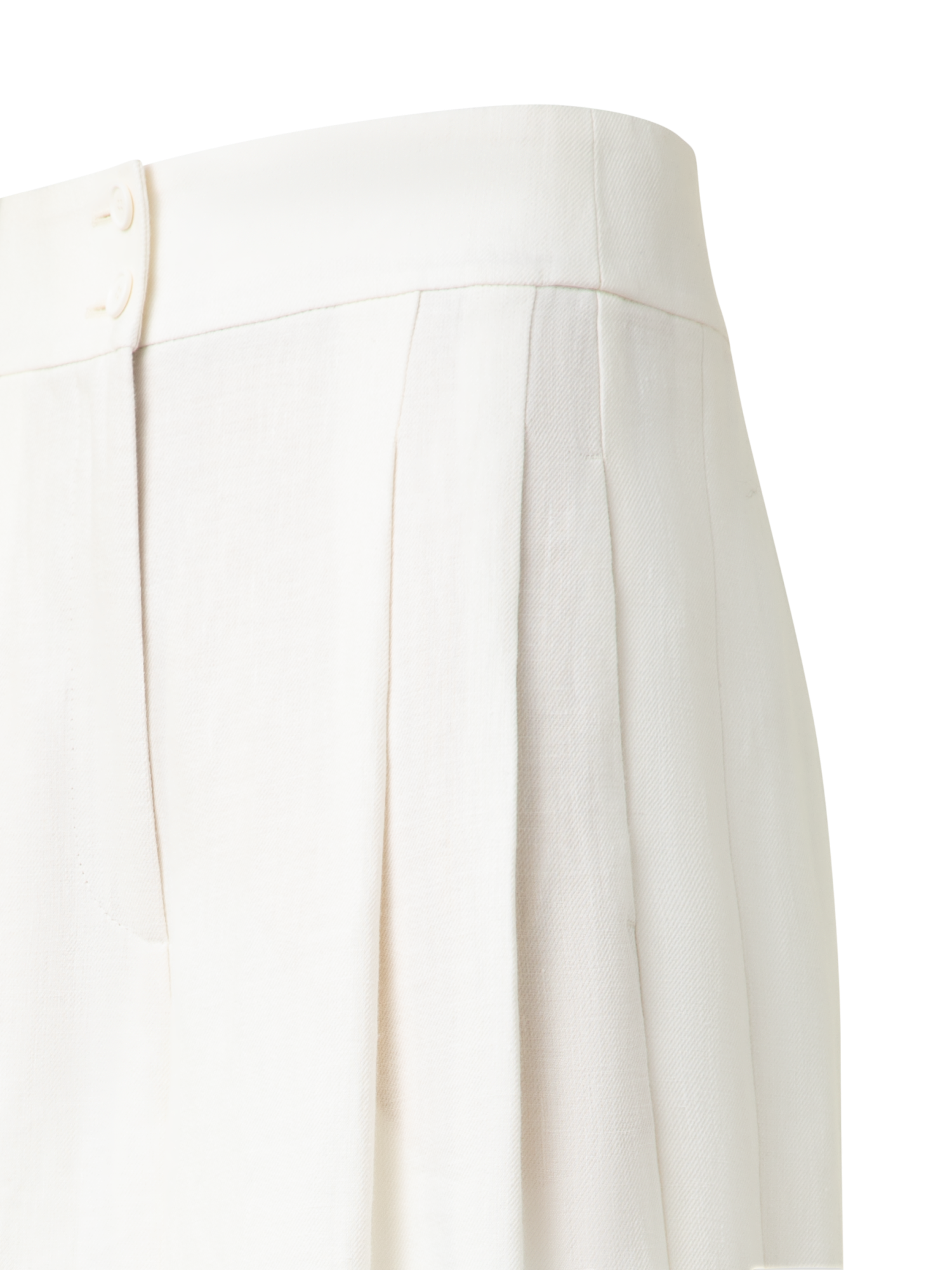 Designer Extra Wide Palazzo Linen Pants - neutral - ecru - white