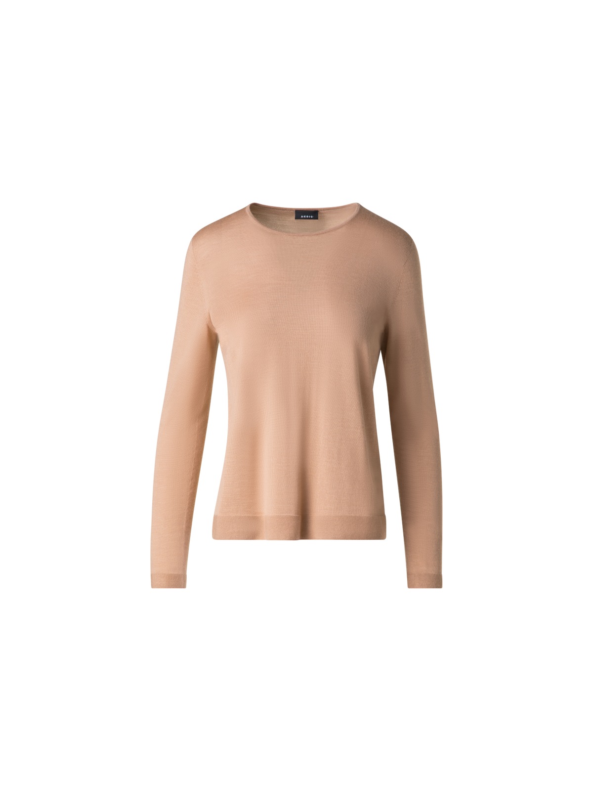 Designer Seamless Cashmere and Silk Sweater - neutral - beige