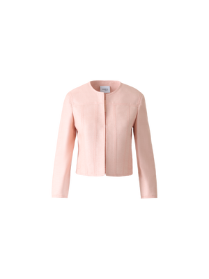 Designer Short Jacket in Indian Silk Ottoman