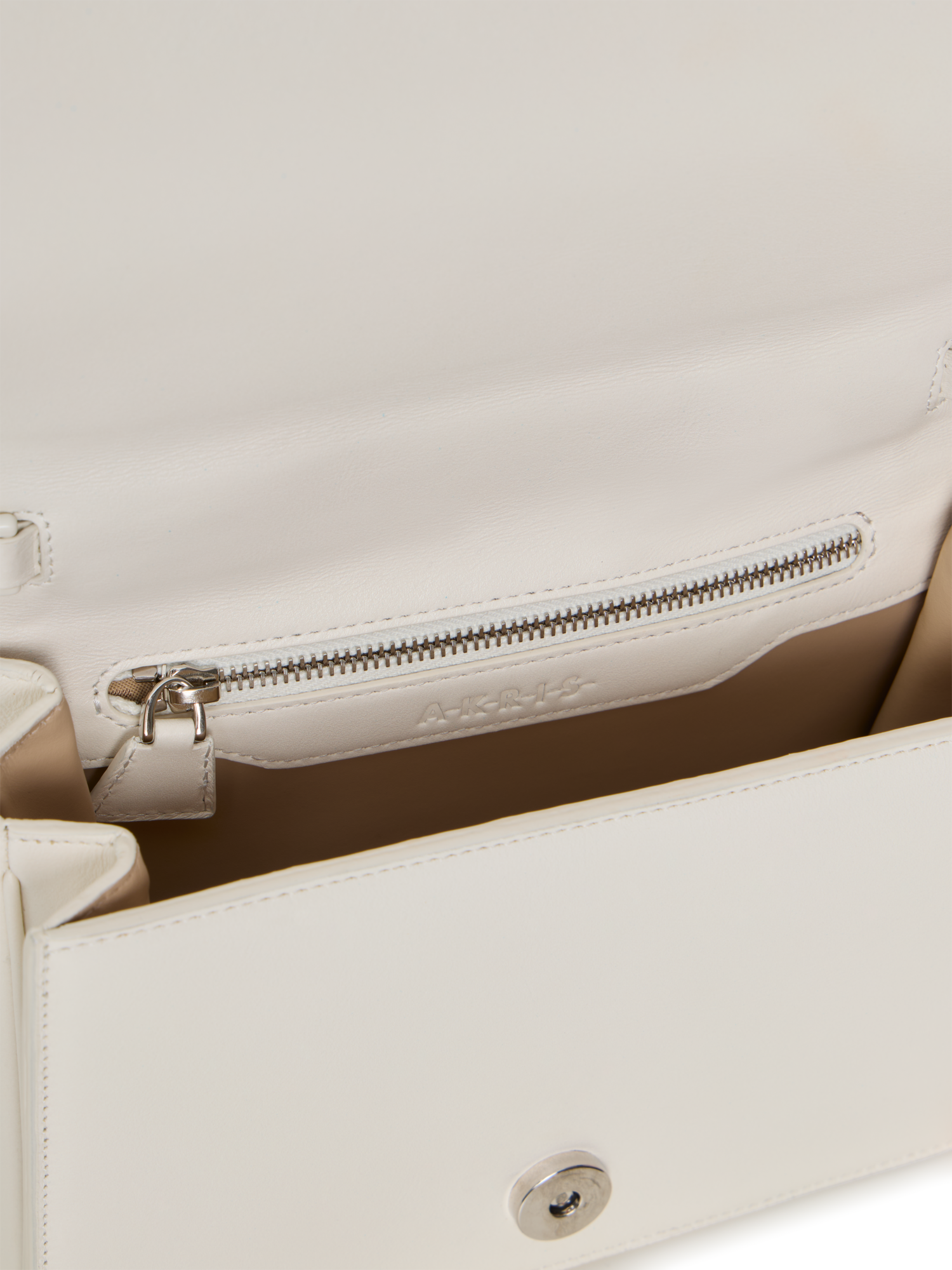 Designer Alice Small Top Handle Bag - ecru