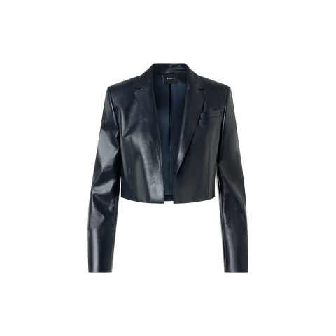 Lacquered Nappa Short Jacket