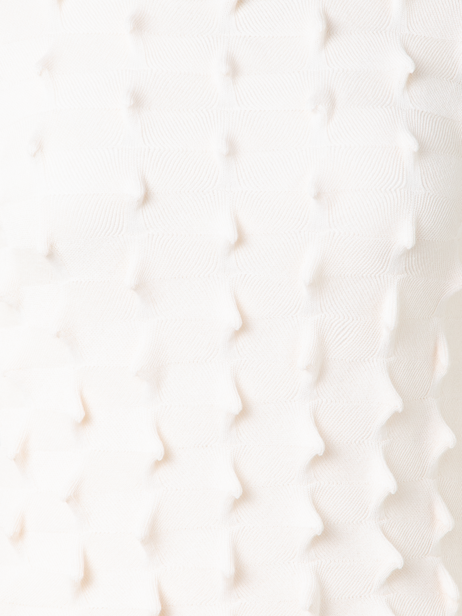 Designer Sweater with 3D Sail Look - neutral - ecru - white