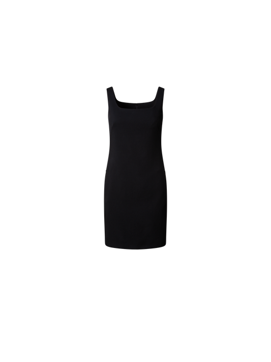Designer Wool Tricotine Mini Dress