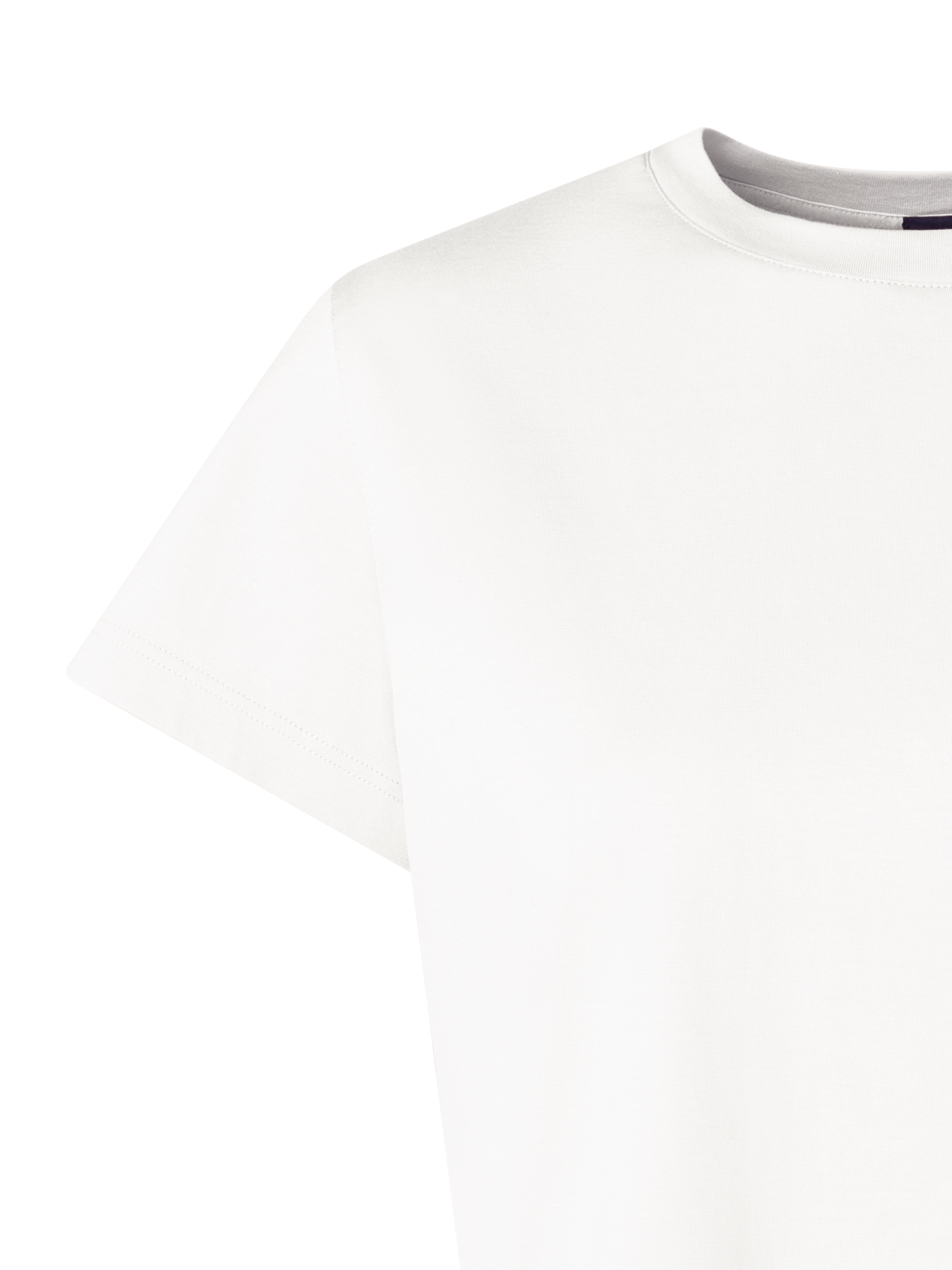 Designer Cotton Jersey T-Shirt - white