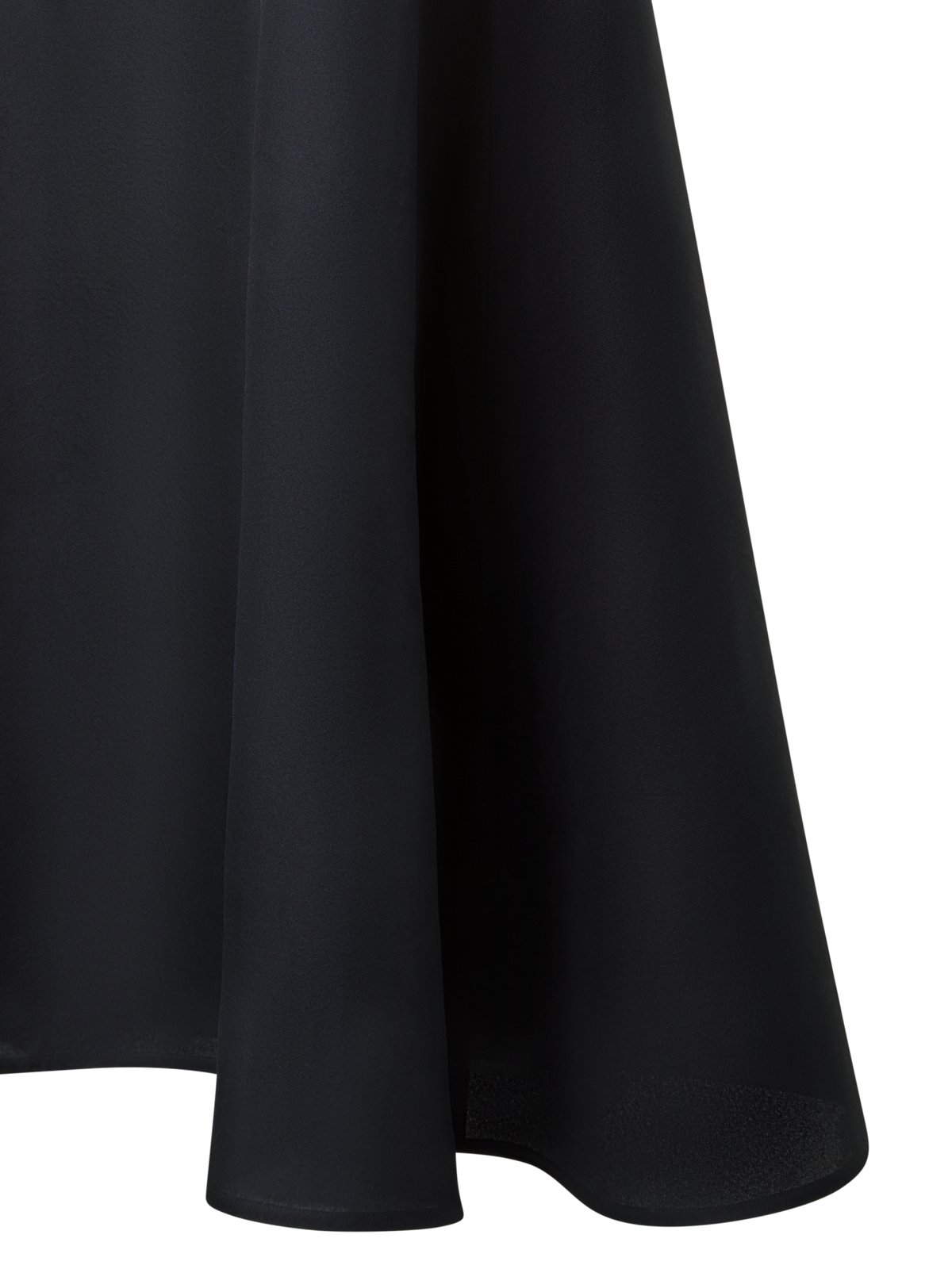 Designer Evening Silk Dress with Organza Anemone - black - neutral