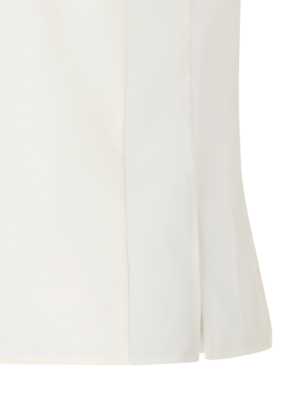 Designer Cotton Voile Blouson-Top Sleeveless - ecru