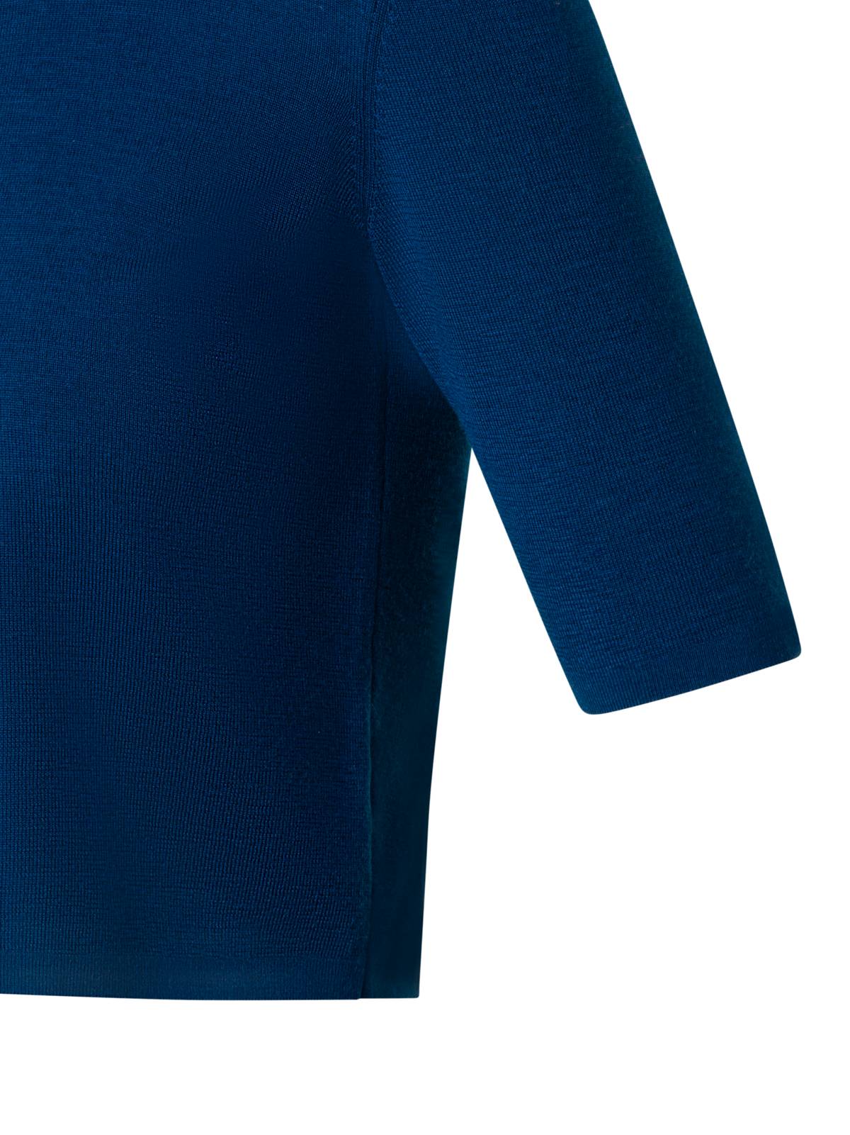 Designer Bolero Cardigan in Wool - blue