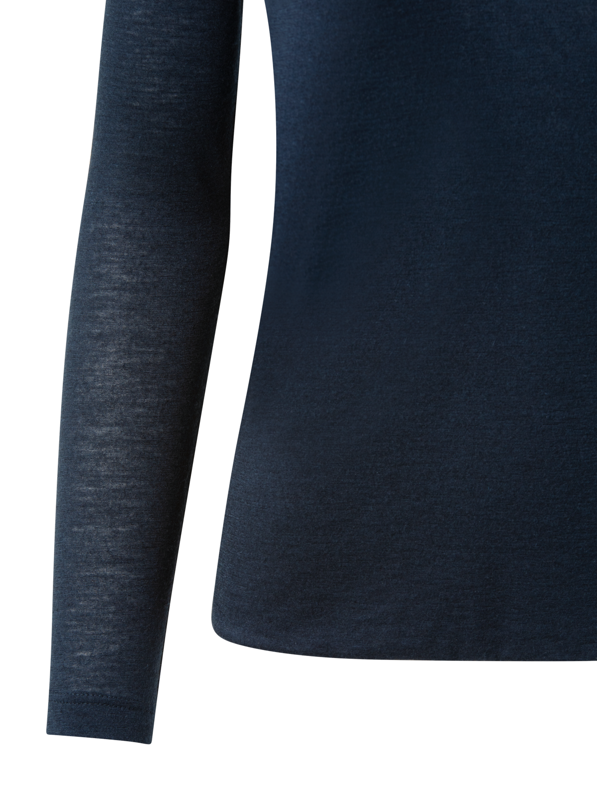 Designer Cashmere Silk Shirt - navy - blue