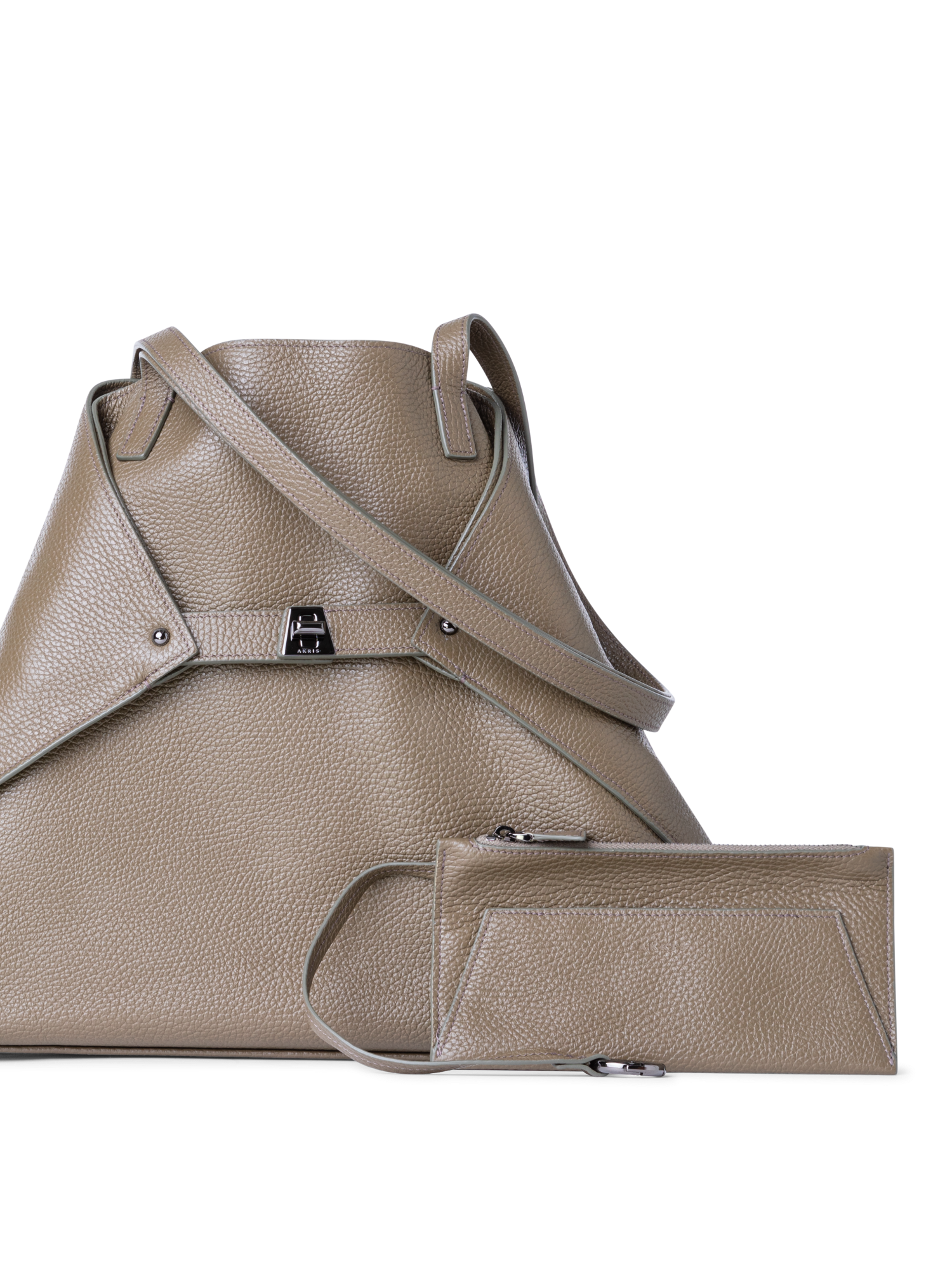 Designer Ai Medium Shoulder Tote - green